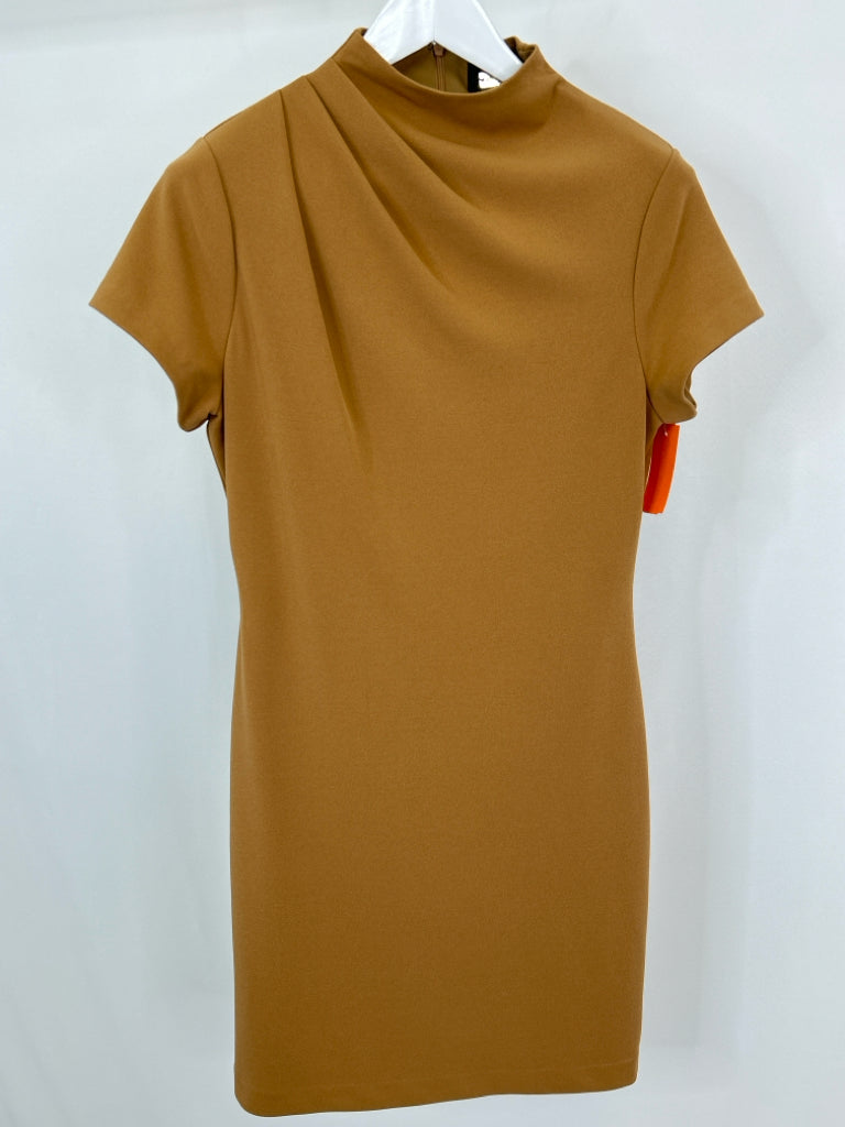 ALEXIA ADMOR Size L Tan Women's Dress