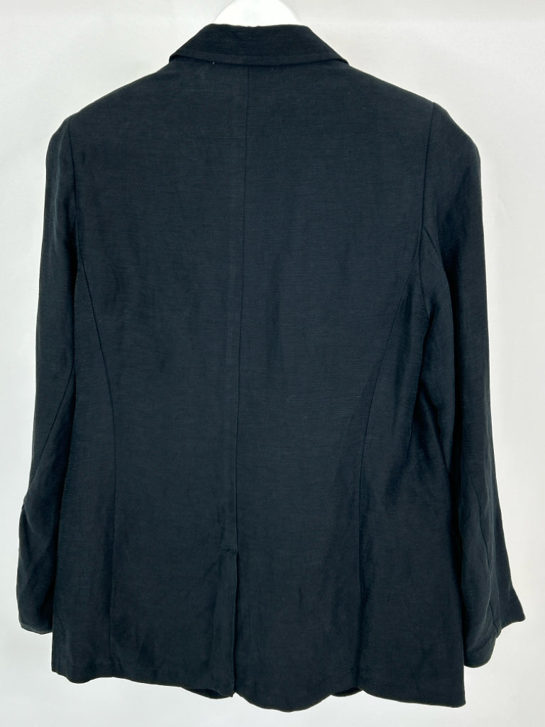 H BY HALSTON Women Size M Charcoal Blazer