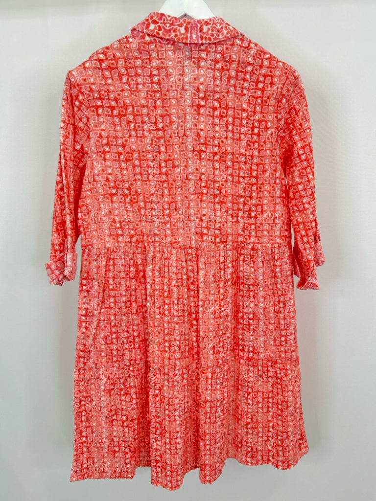 HABITAT Size S Coral Print Dress