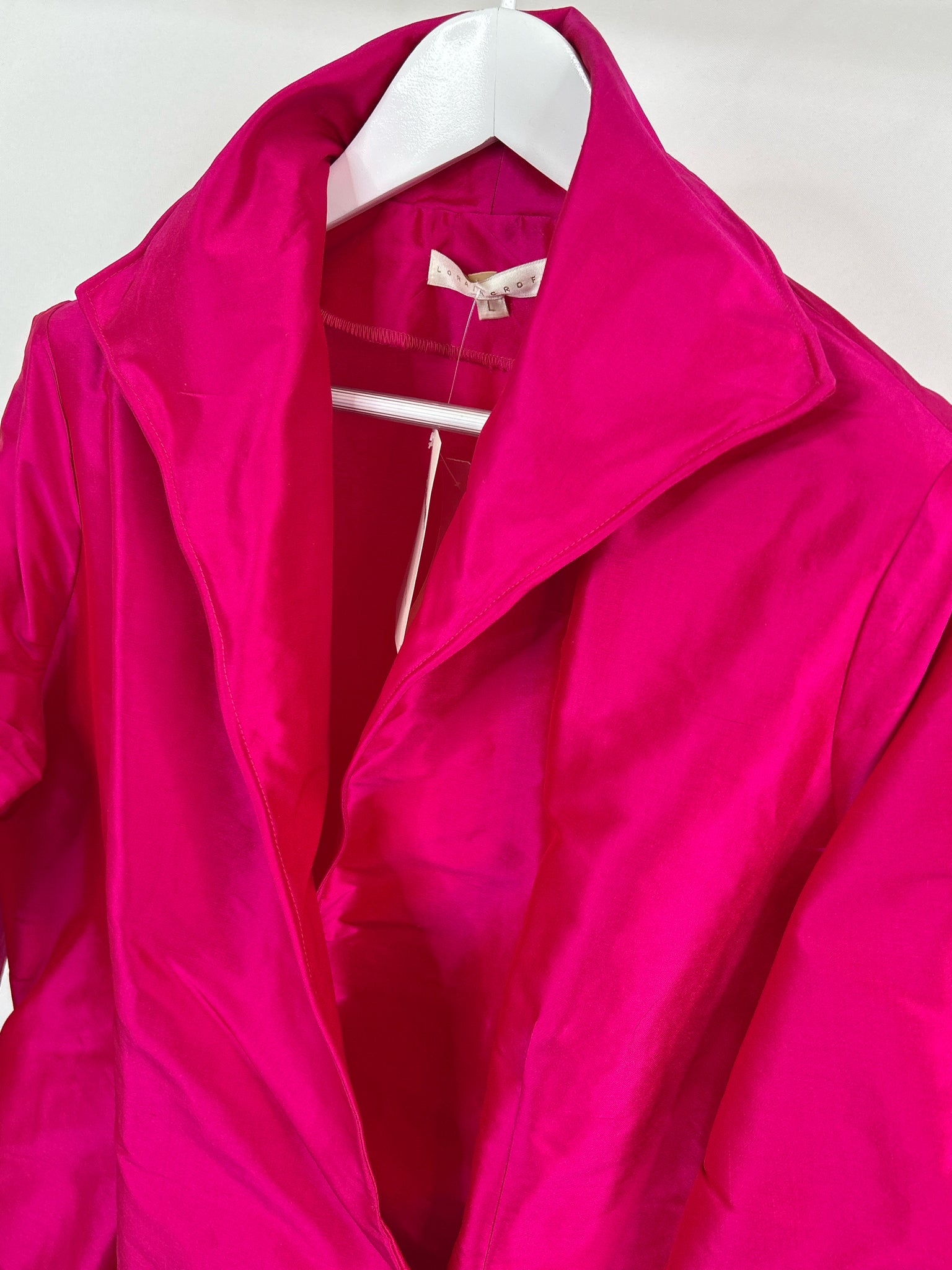 LORAIN CROFT Size L Pink Women Jacket NWT