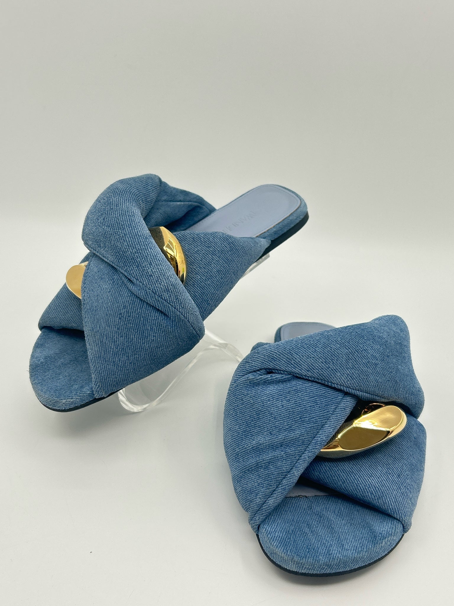 JW ANDERSON Size 38 BLUE DENIM Women Sandal