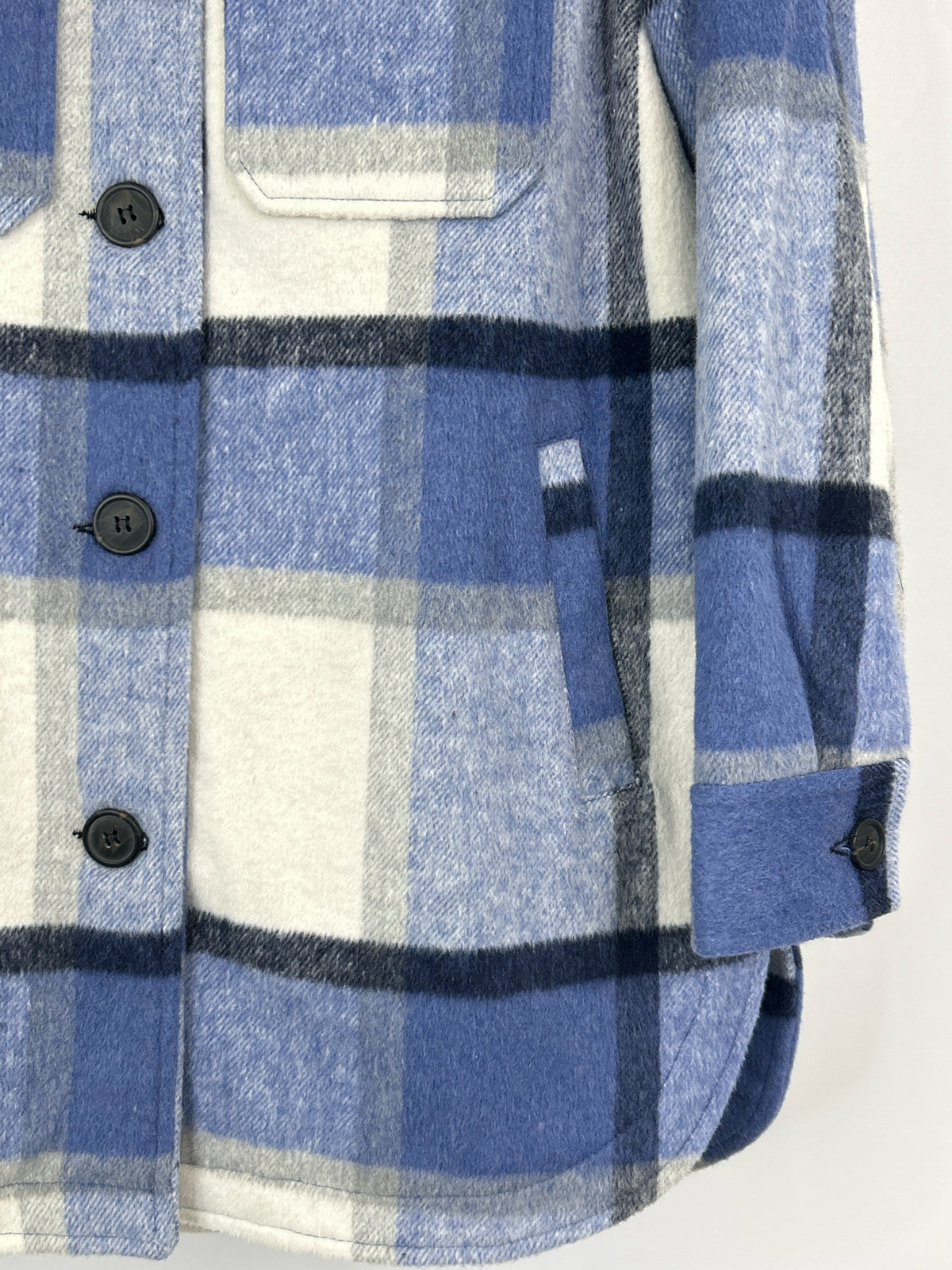 SEBBY Size M BLUE AND NAVY Women Jacket