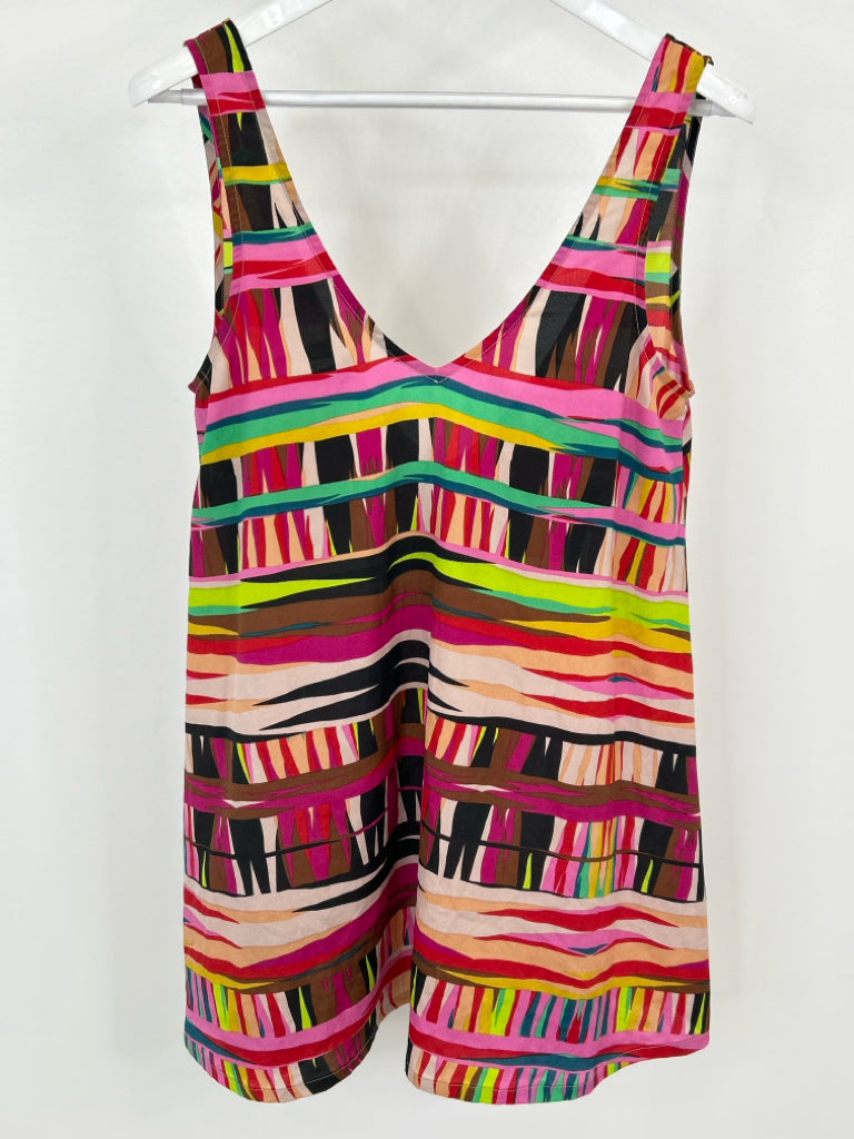 SHOW ME YOUR MUMU Size L Pink Print Women's Tunic