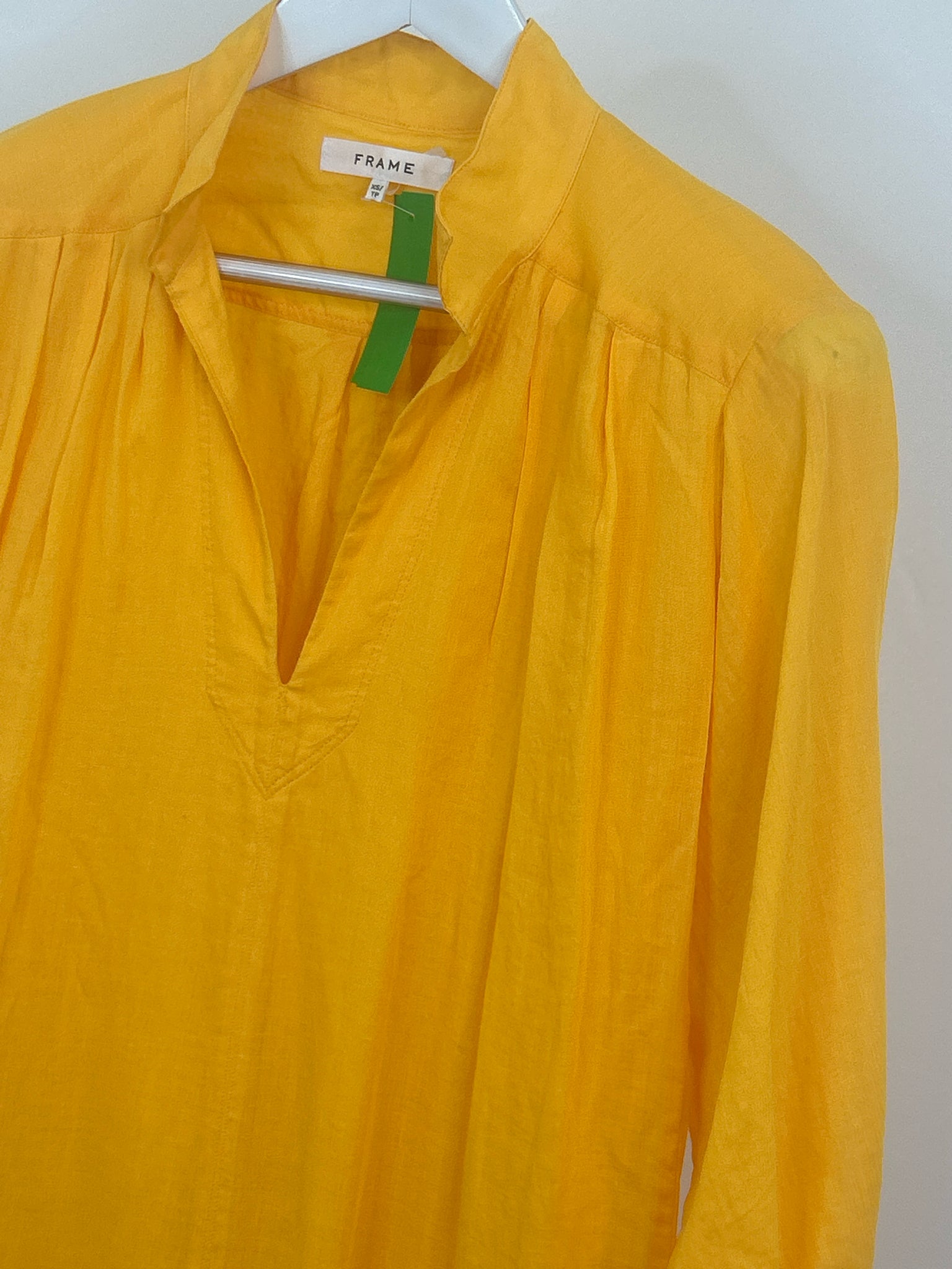 FRAME Size XS Orange Yellow Women Dress