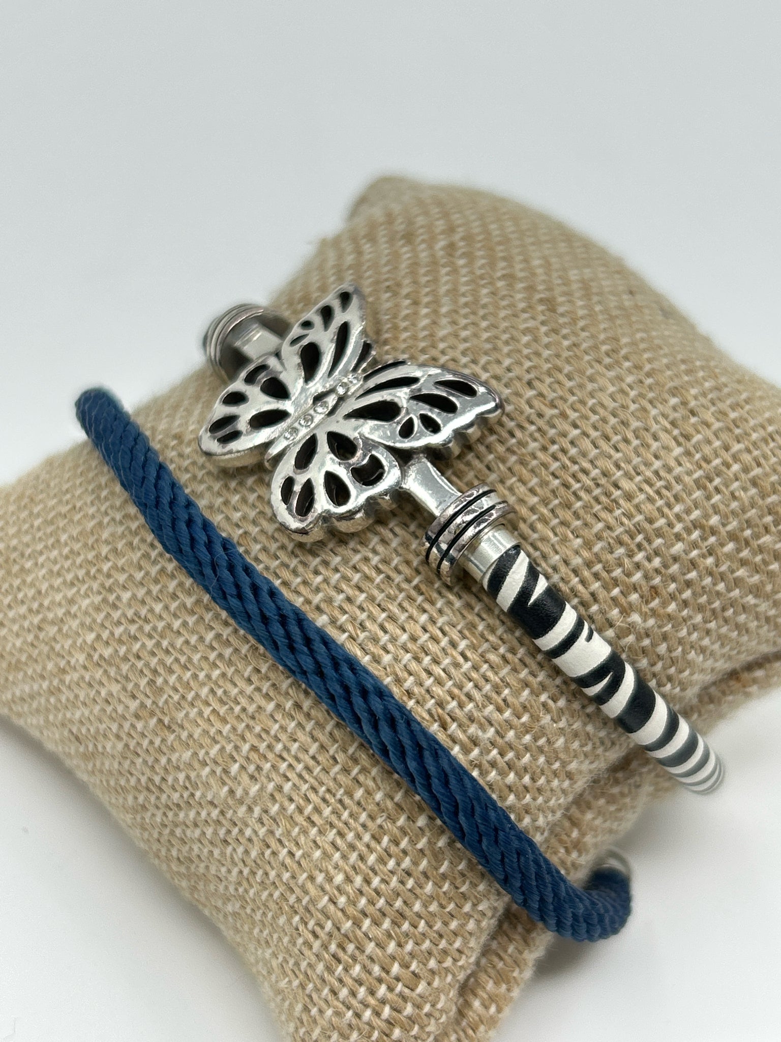 BRIGHTON Blue and Silver Bracelet