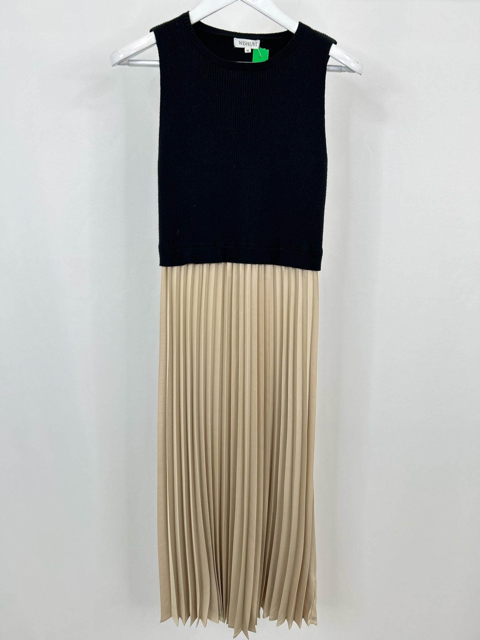WISHLIST Size M Black and Champagne Women Dress