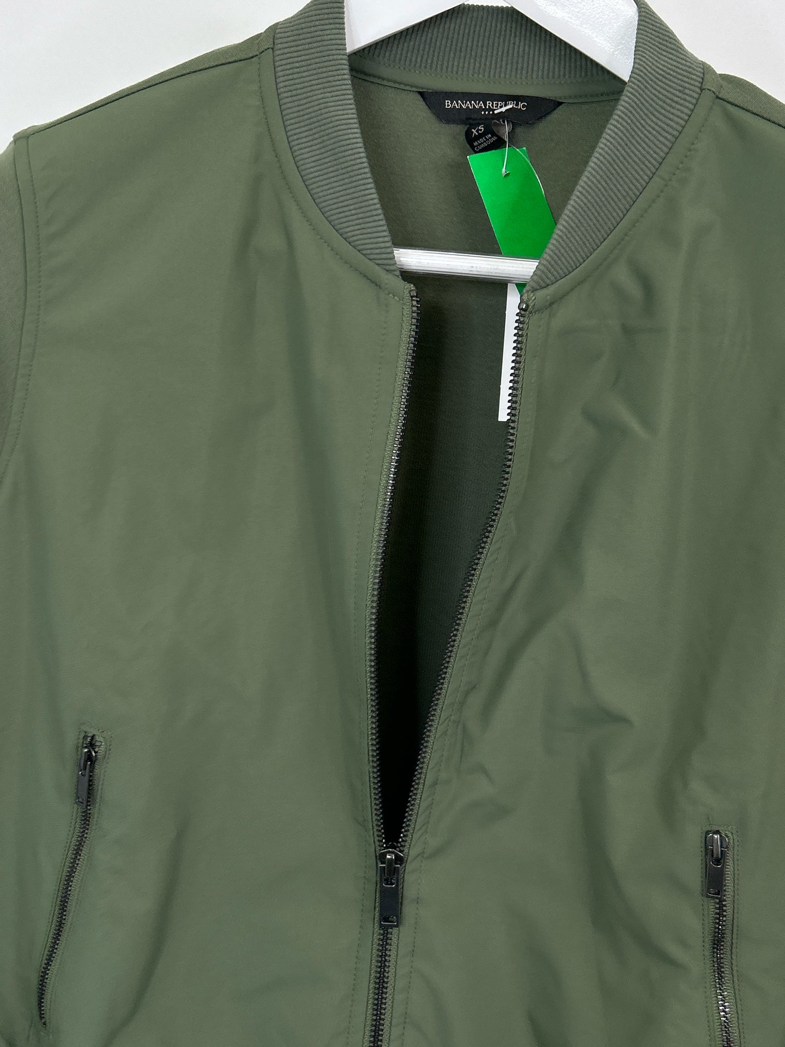 BANANA REPUBLIC Factory Size XS Green Women Jacket