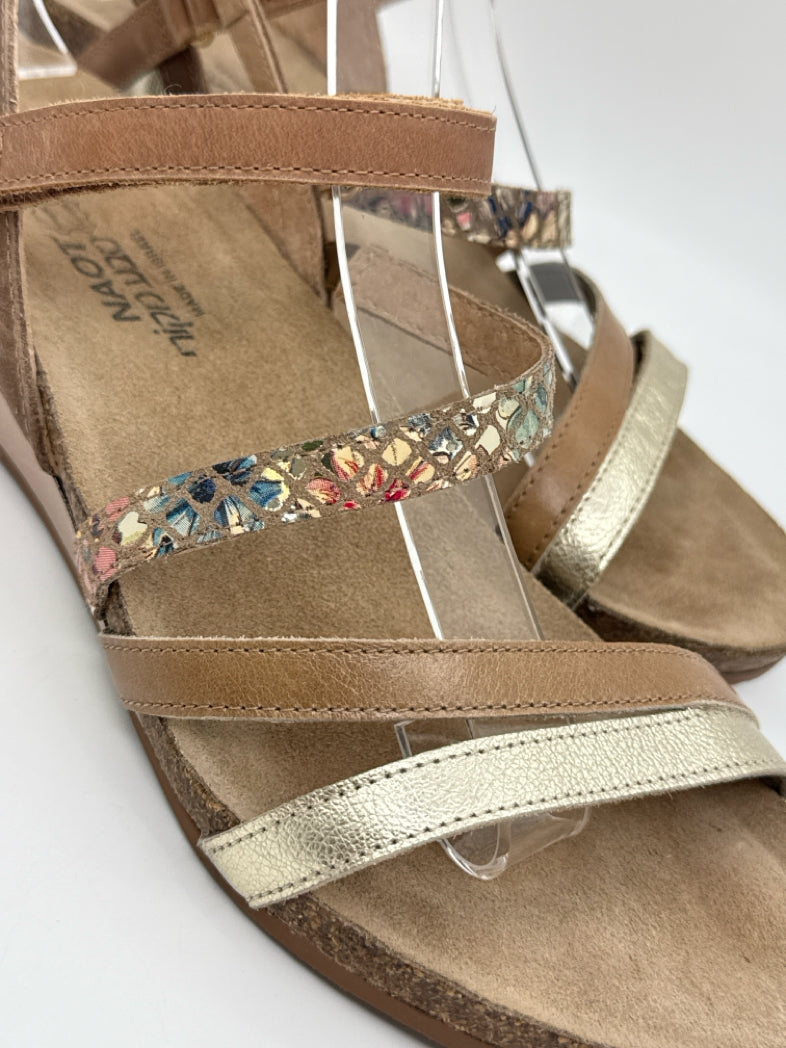 NAOT Size 41/10 Beige Women Sandal