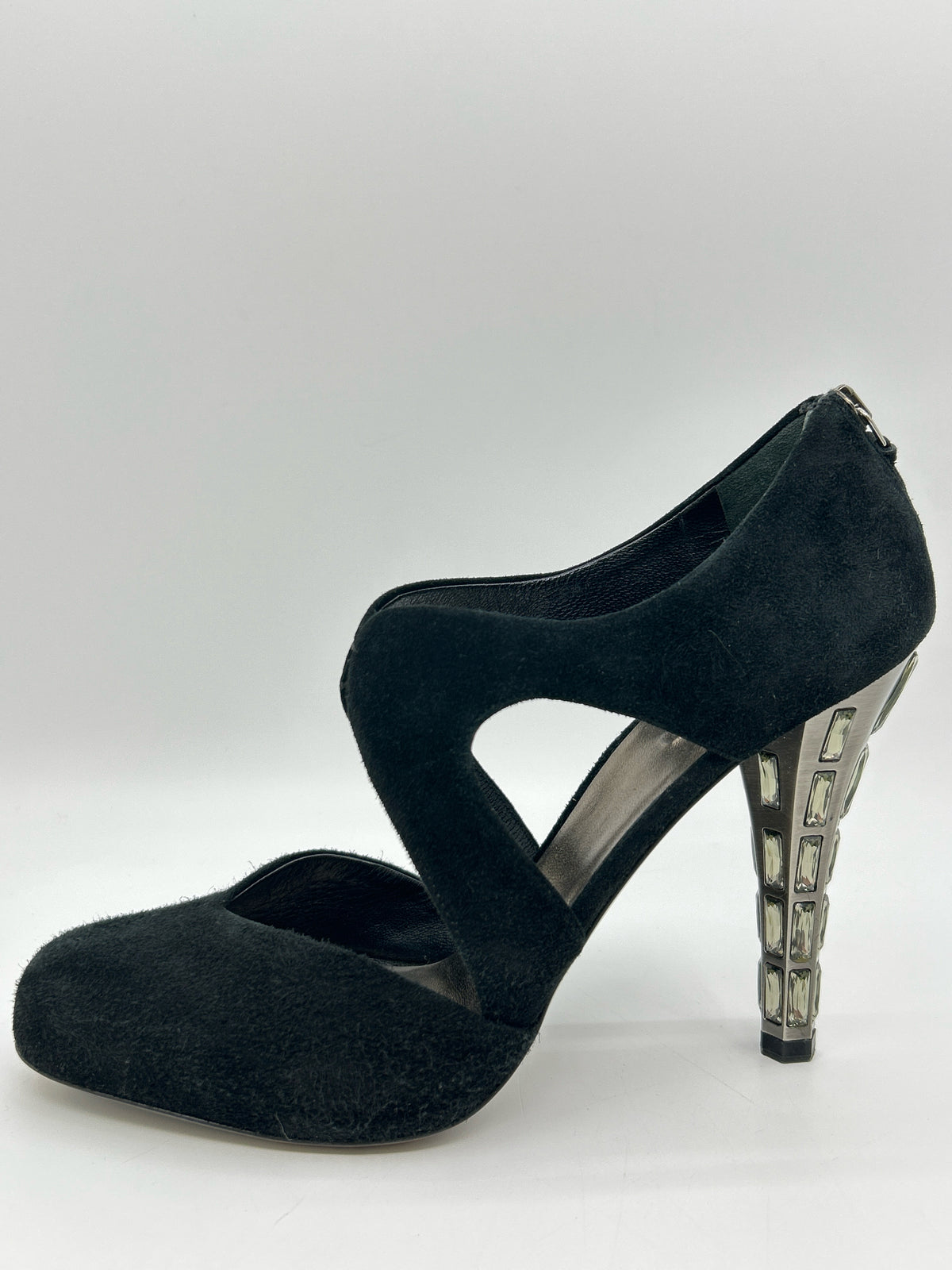 MIU MIU Size 39.5 Black Women Pumps