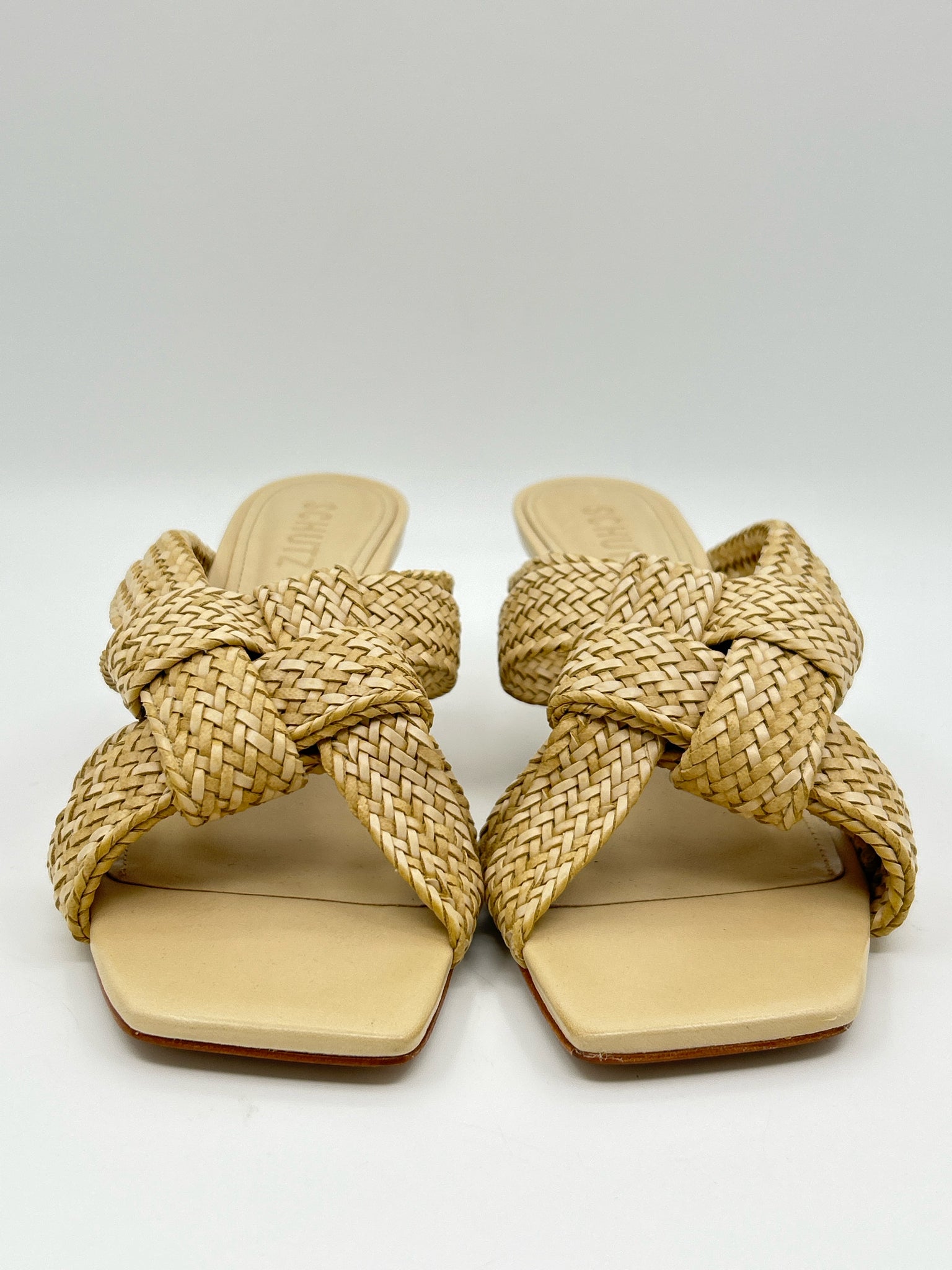 SCHUTZ Size 7.5B Natural Women Sandal NIB