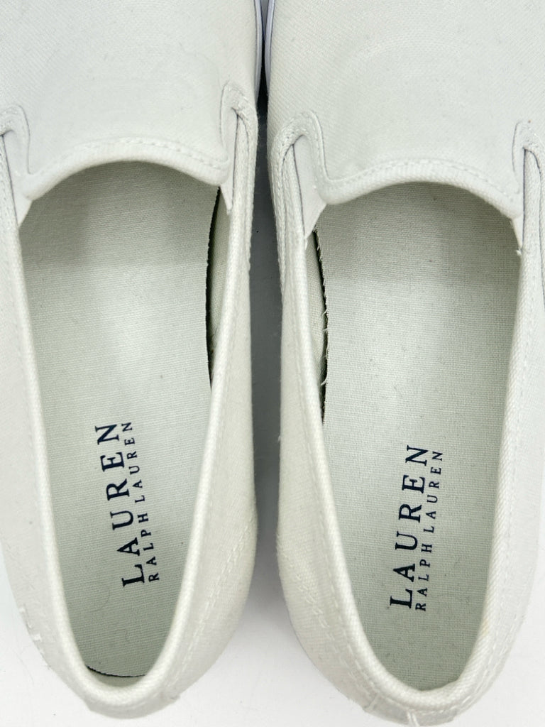 Lauren Ralph Lauren Size 9.5B White Sneakers