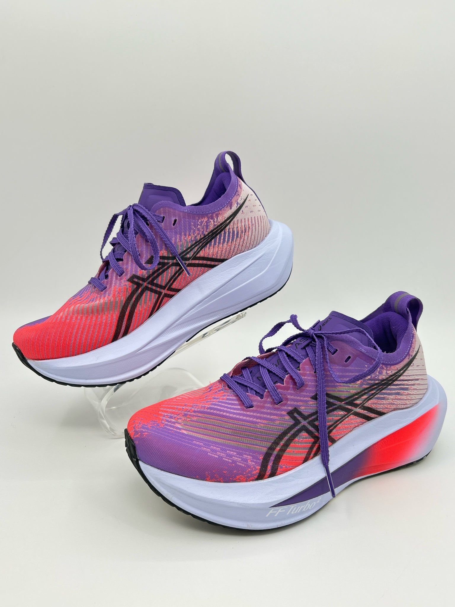 ASICS Size 6.5 PURPLE AND BLACK Women Sneakers