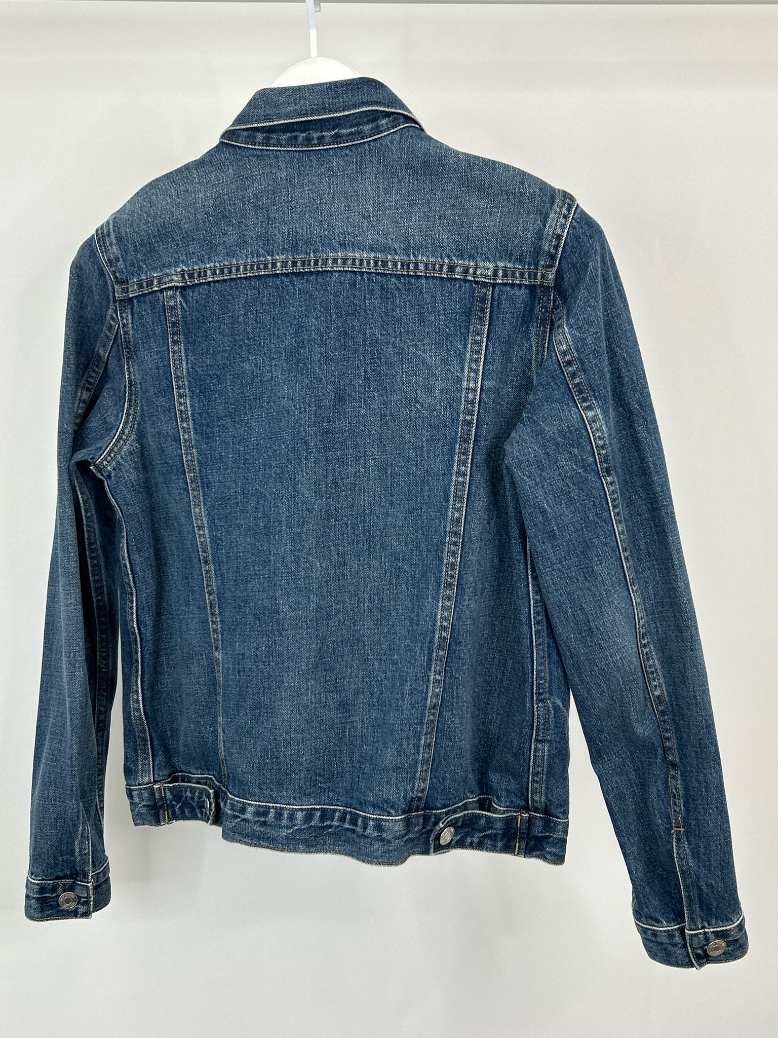 GAP Size M BLUE DENIM Women Jacket