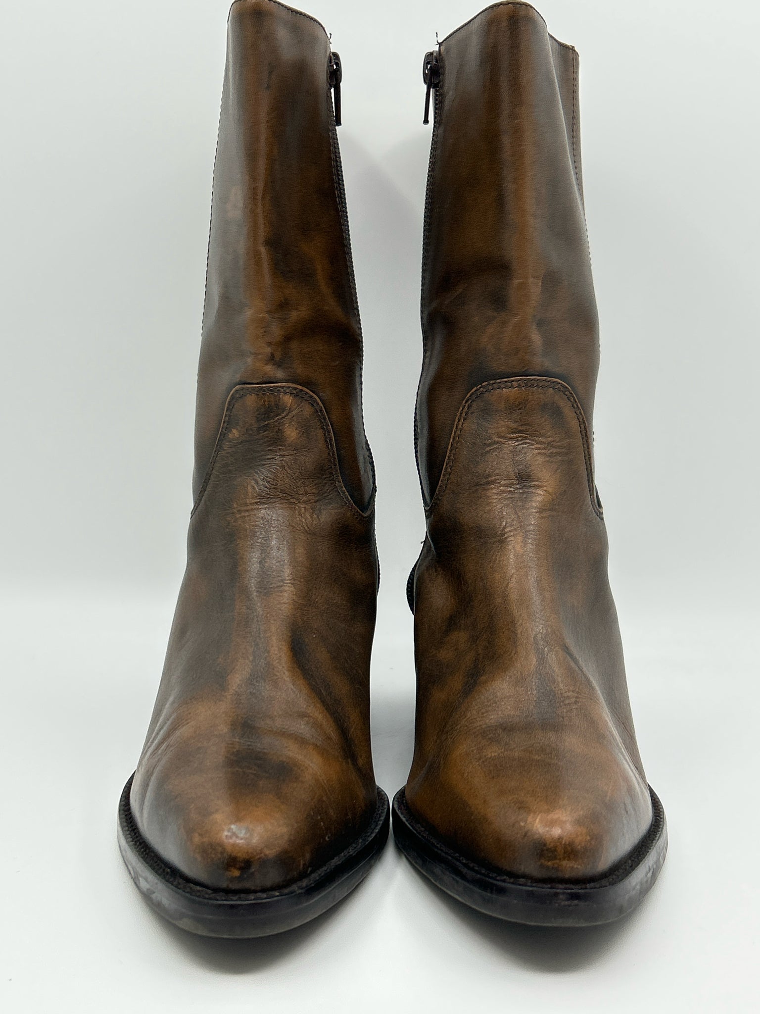 MARKON Size 9M Brown Women Booties