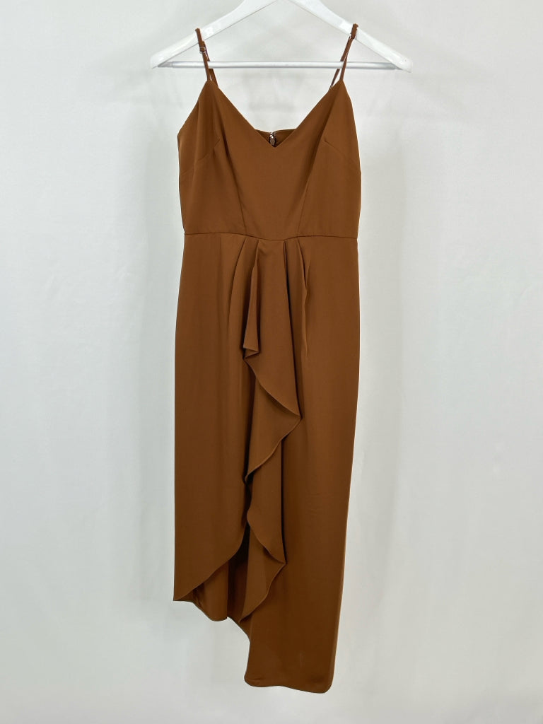 GIANNI BINI Women Size 4 Brown Dress