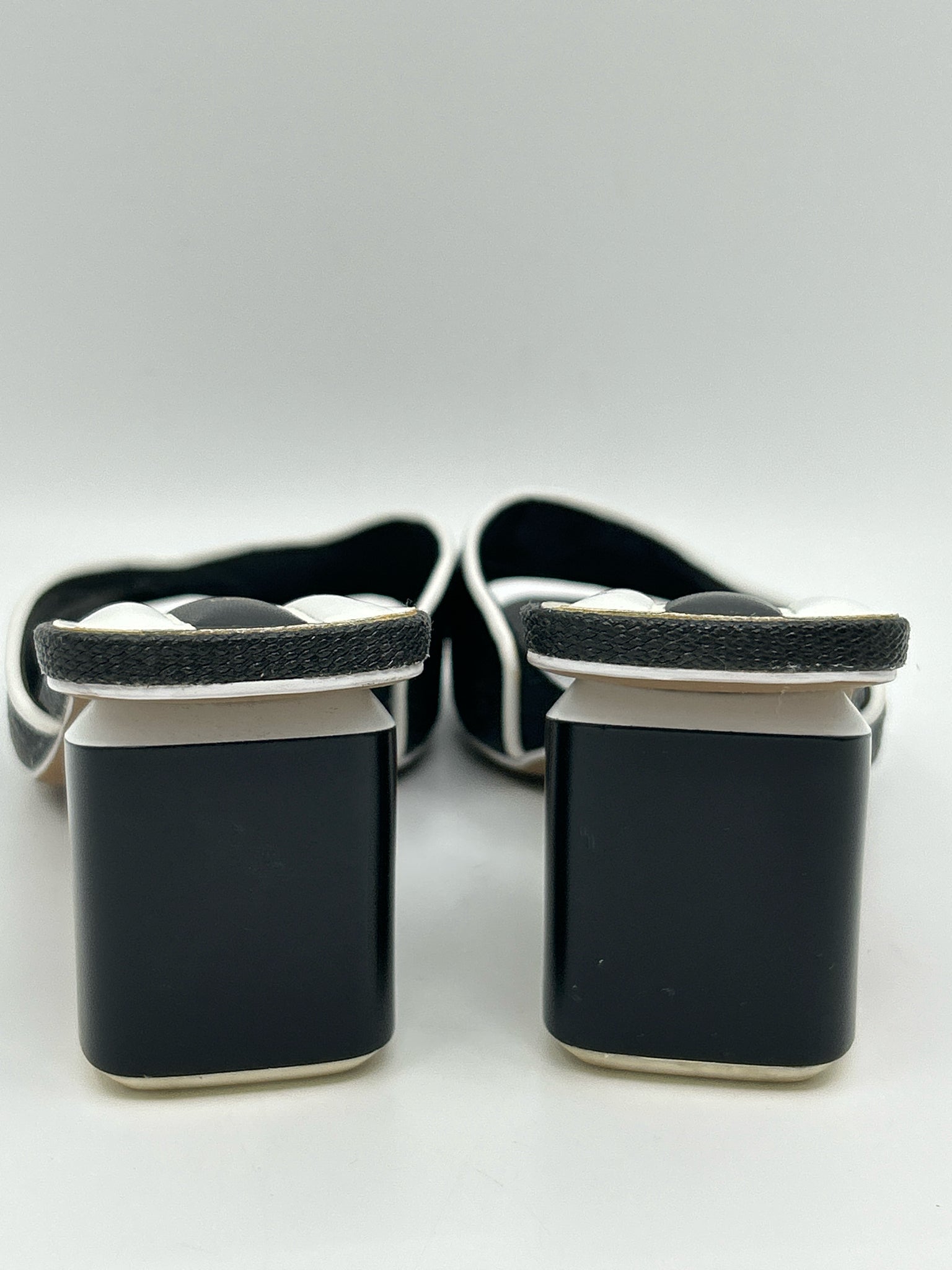 FRANCO SARTO Size 11 Black & White Women Pumps