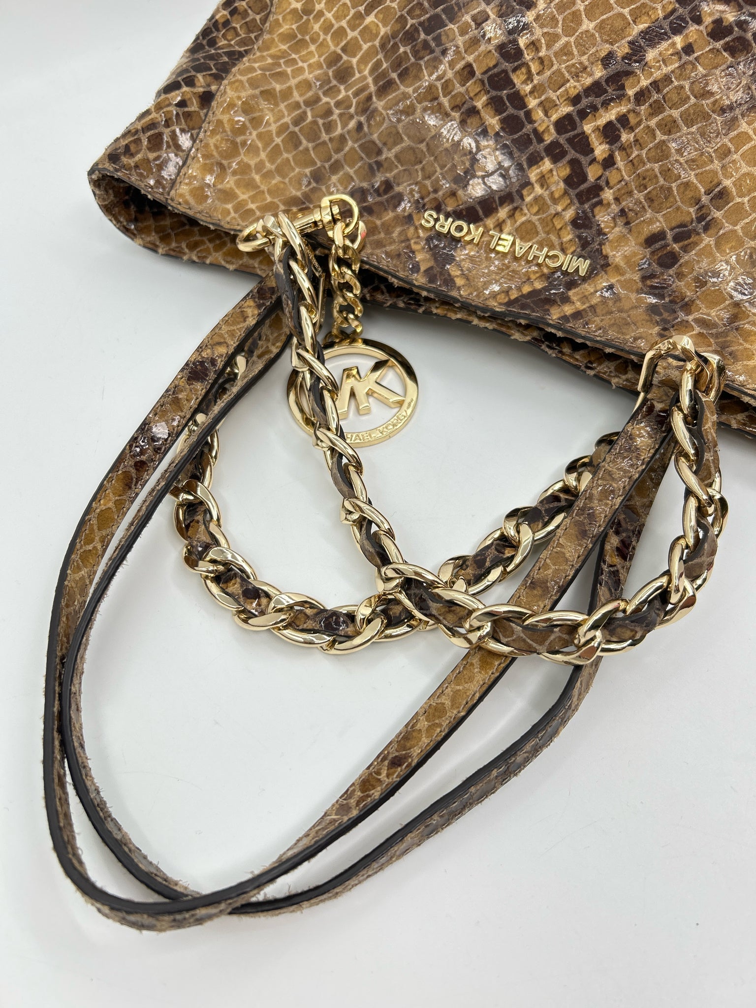 MICHAEL MICHAEL KORS Brown Print Women Tote