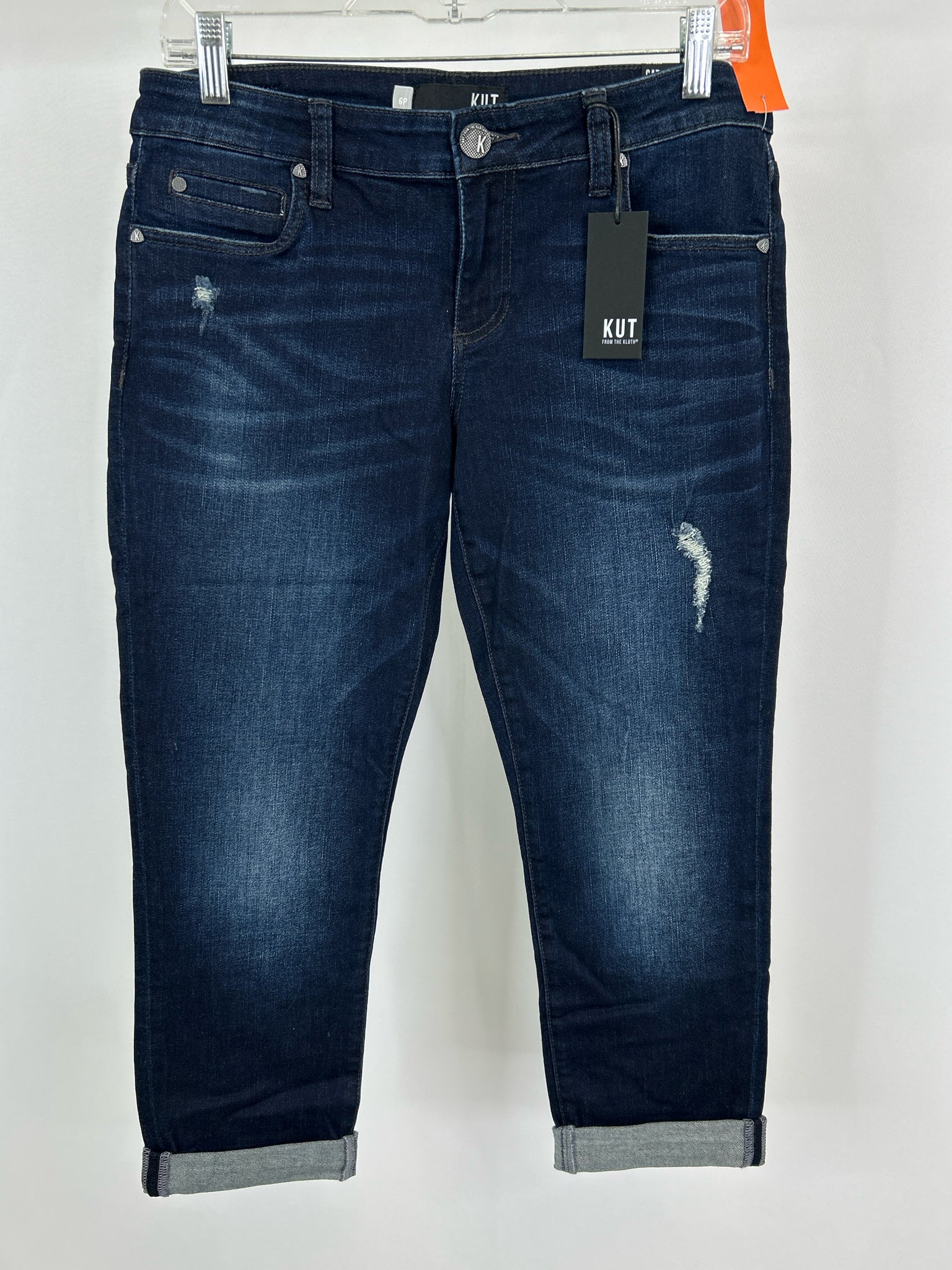 KUT FROM THE KLOTH Size 6P BLUE DENIM Women jeans