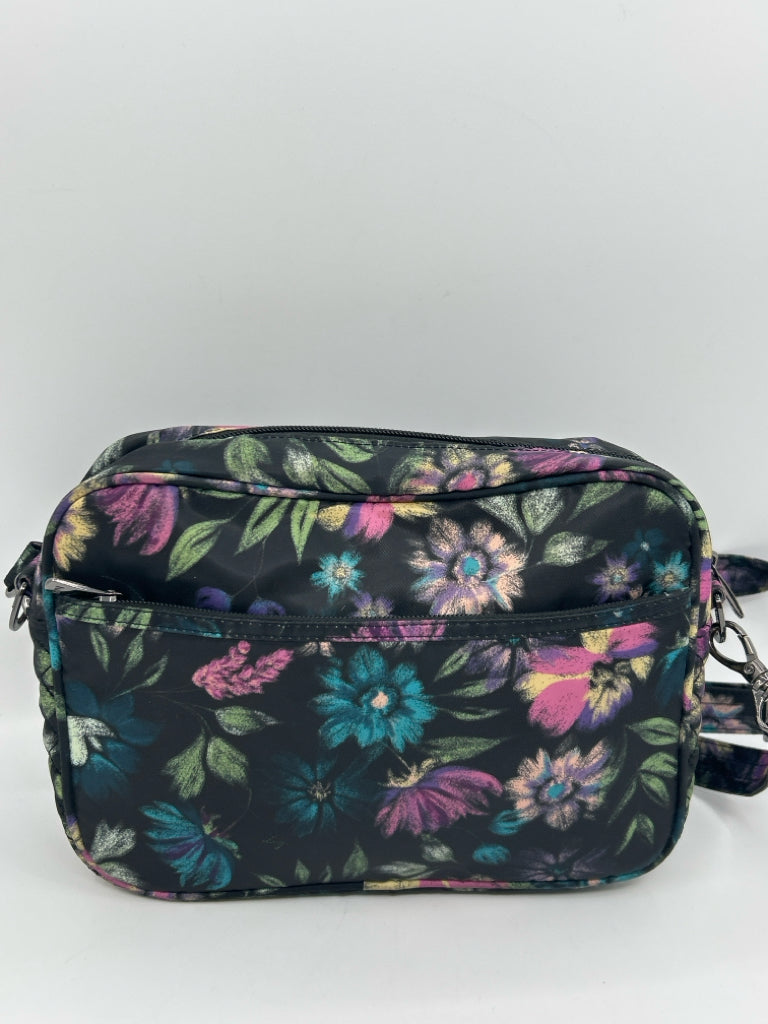 LUG Black Print Purse