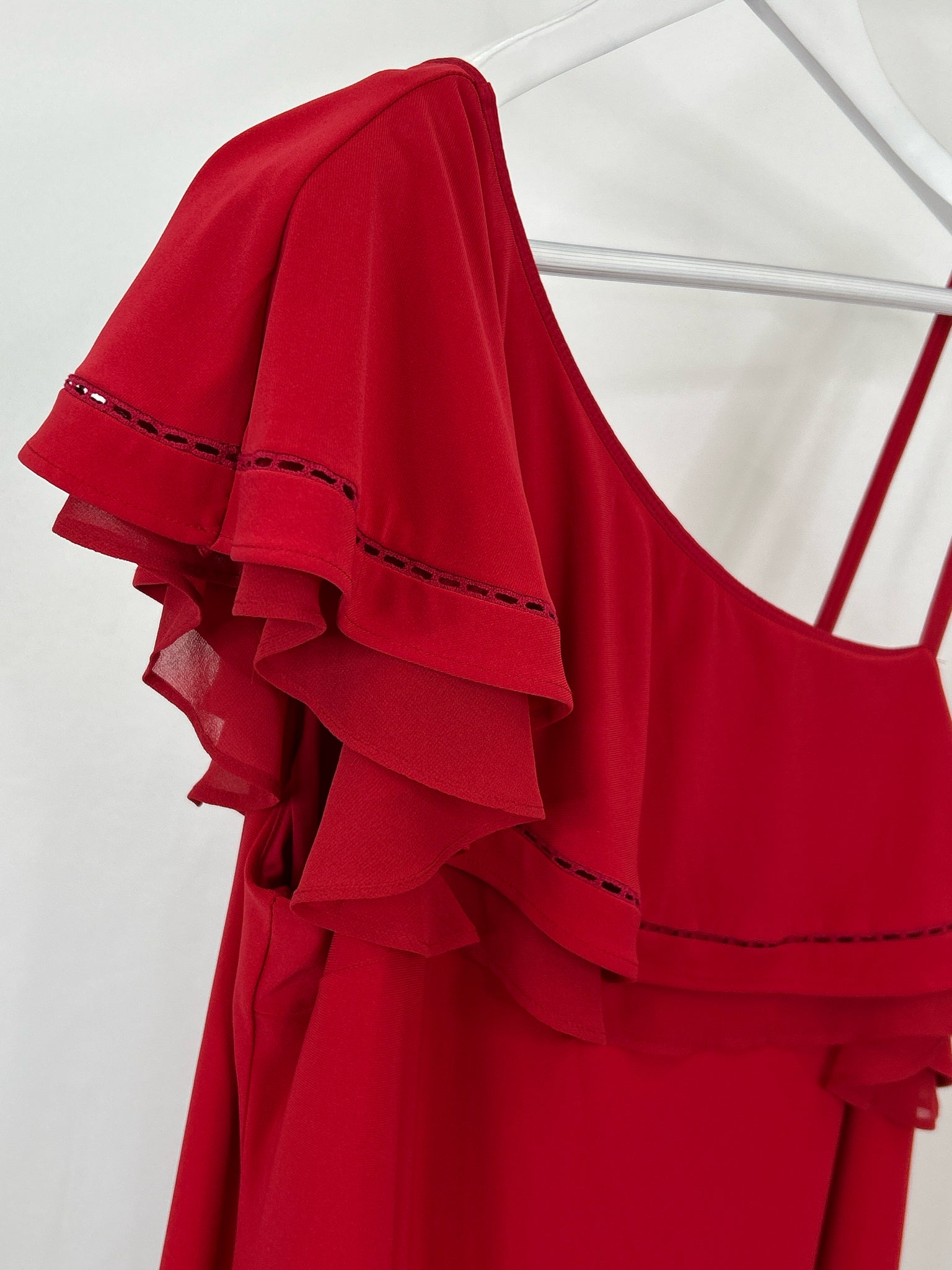 White House Black Market Size XL Red Women's Dress