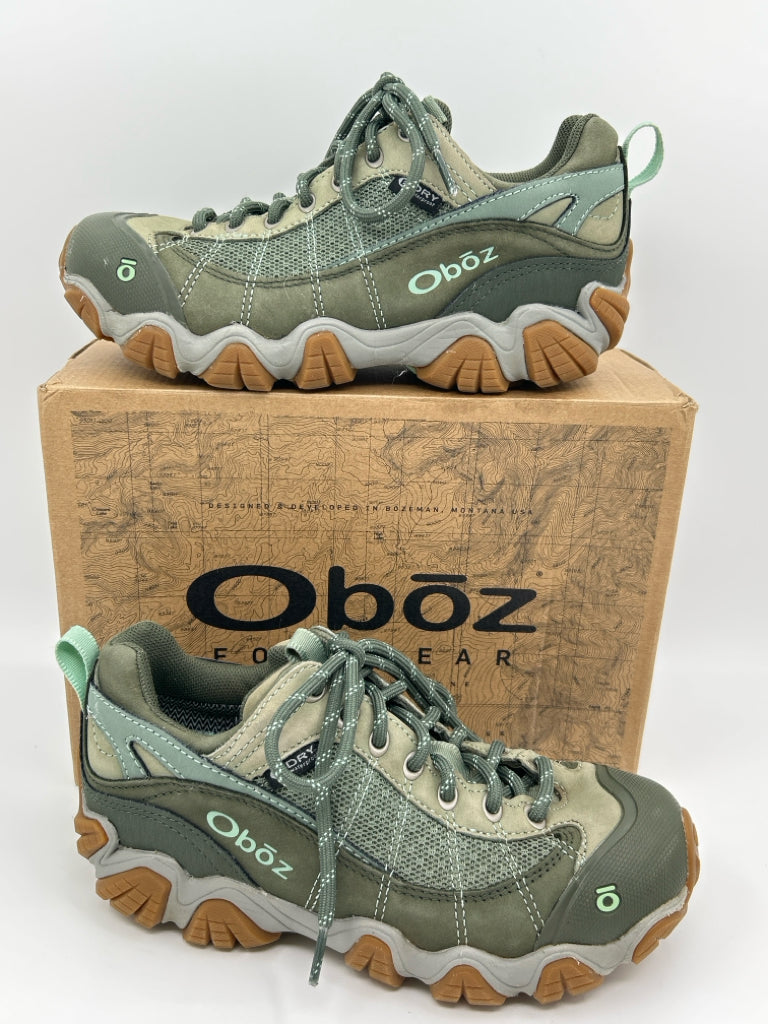 OBOZ Women Size 8 Green Sneakers