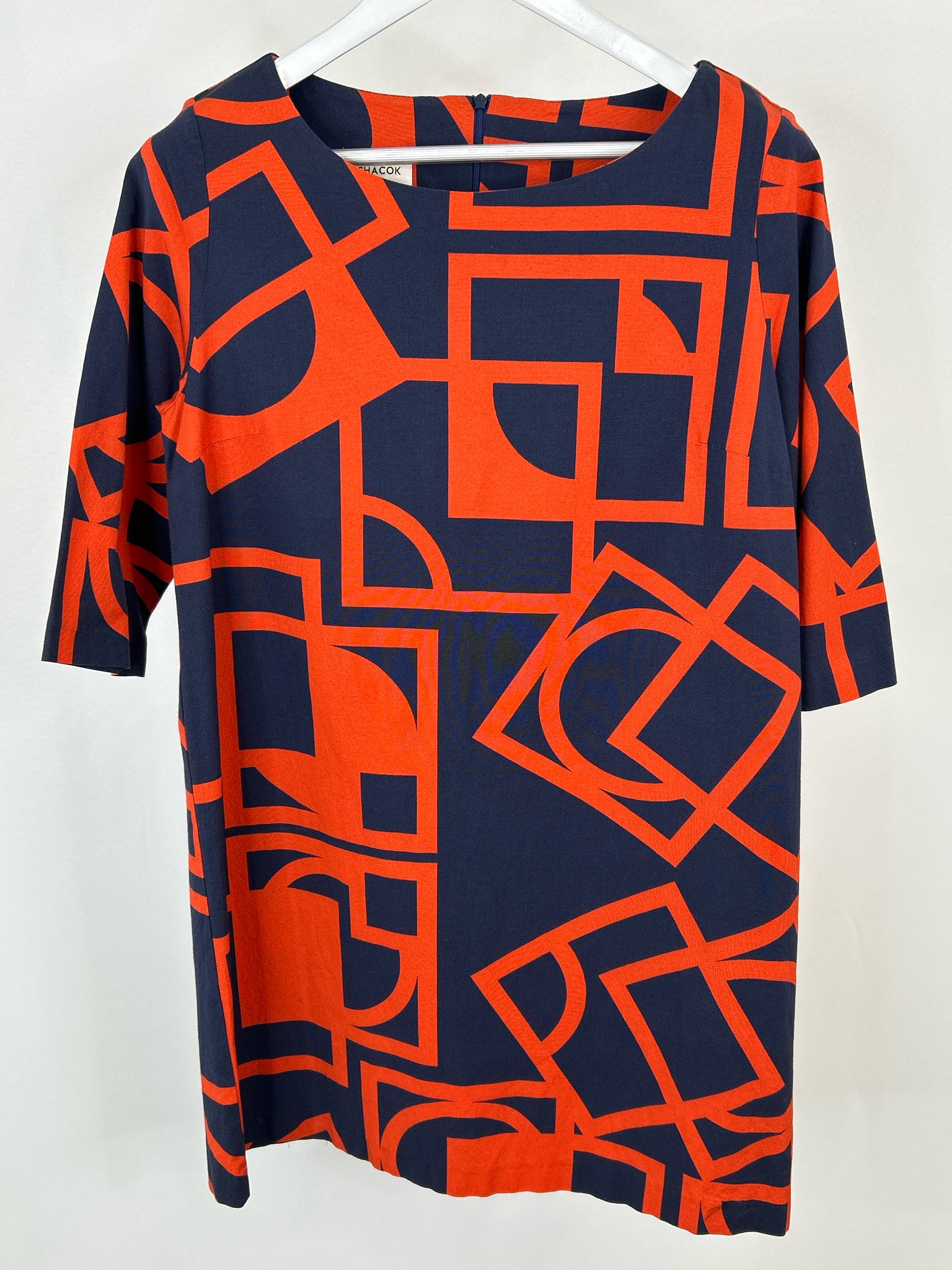 CHACOK Size 4 RED & NAVY Women Dress