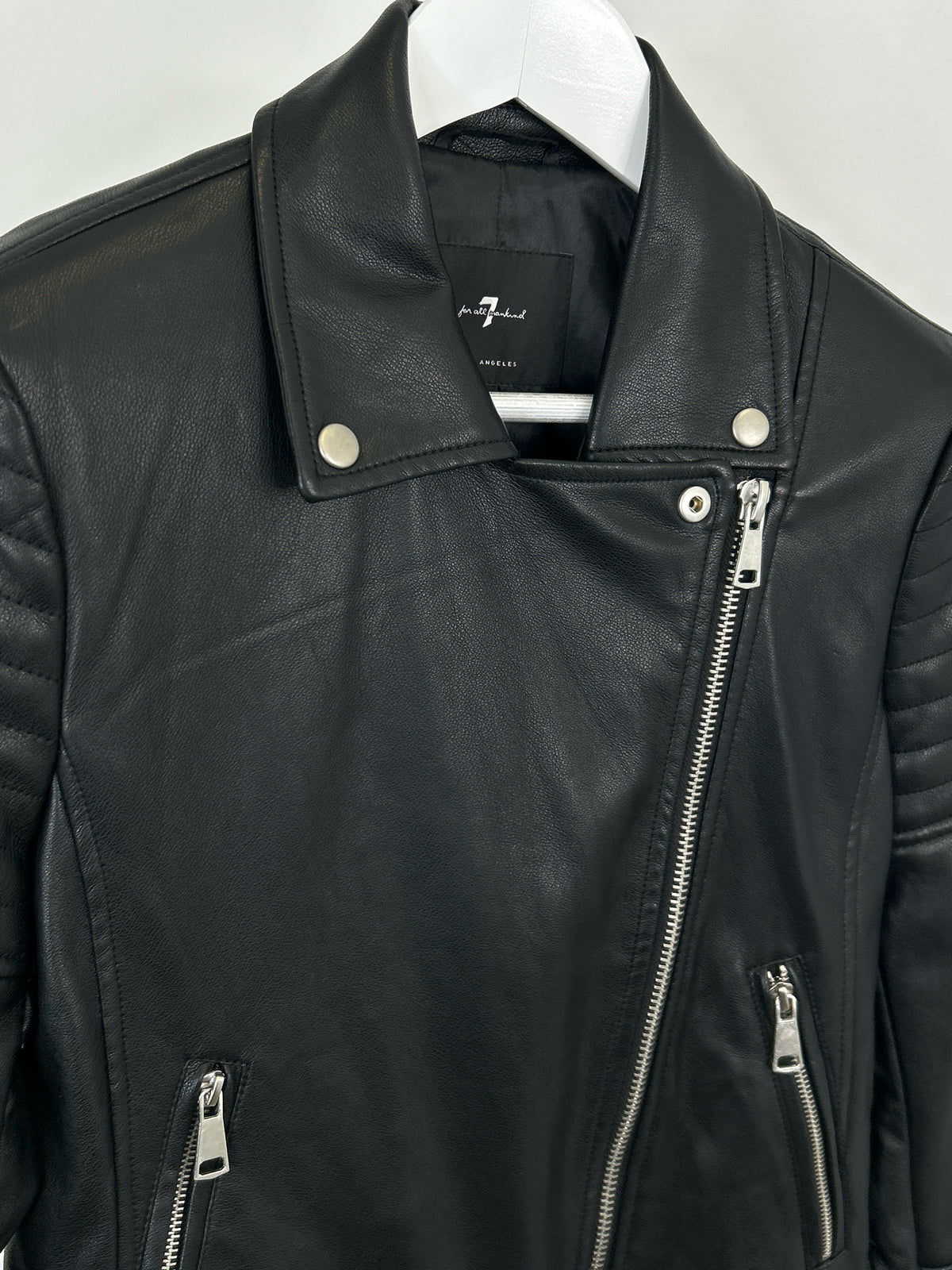 7 FOR ALL MANKIND NWT Size S Black Women Jacket