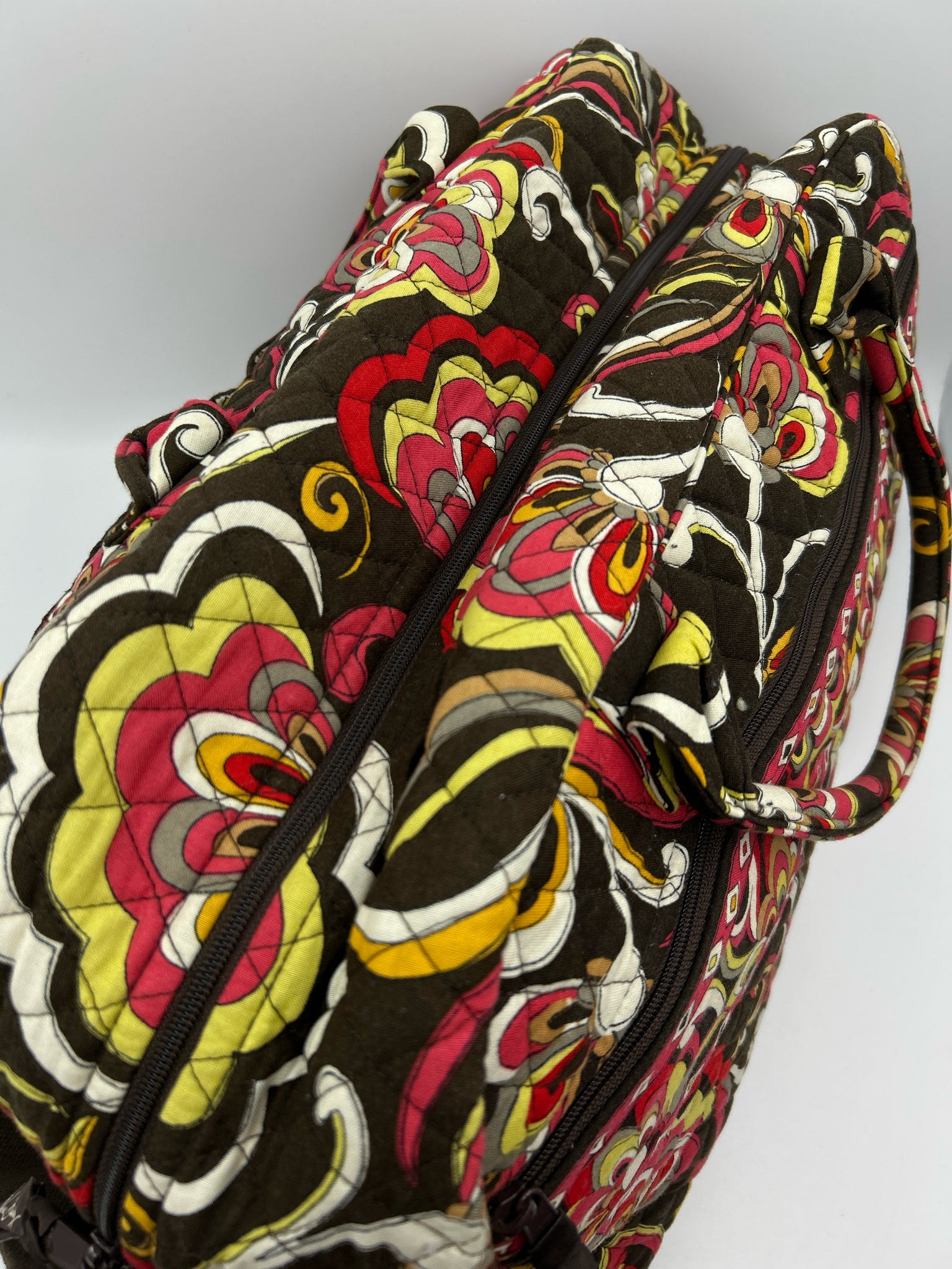 VERA BRADLEY BROWN AND PINK Luggage
