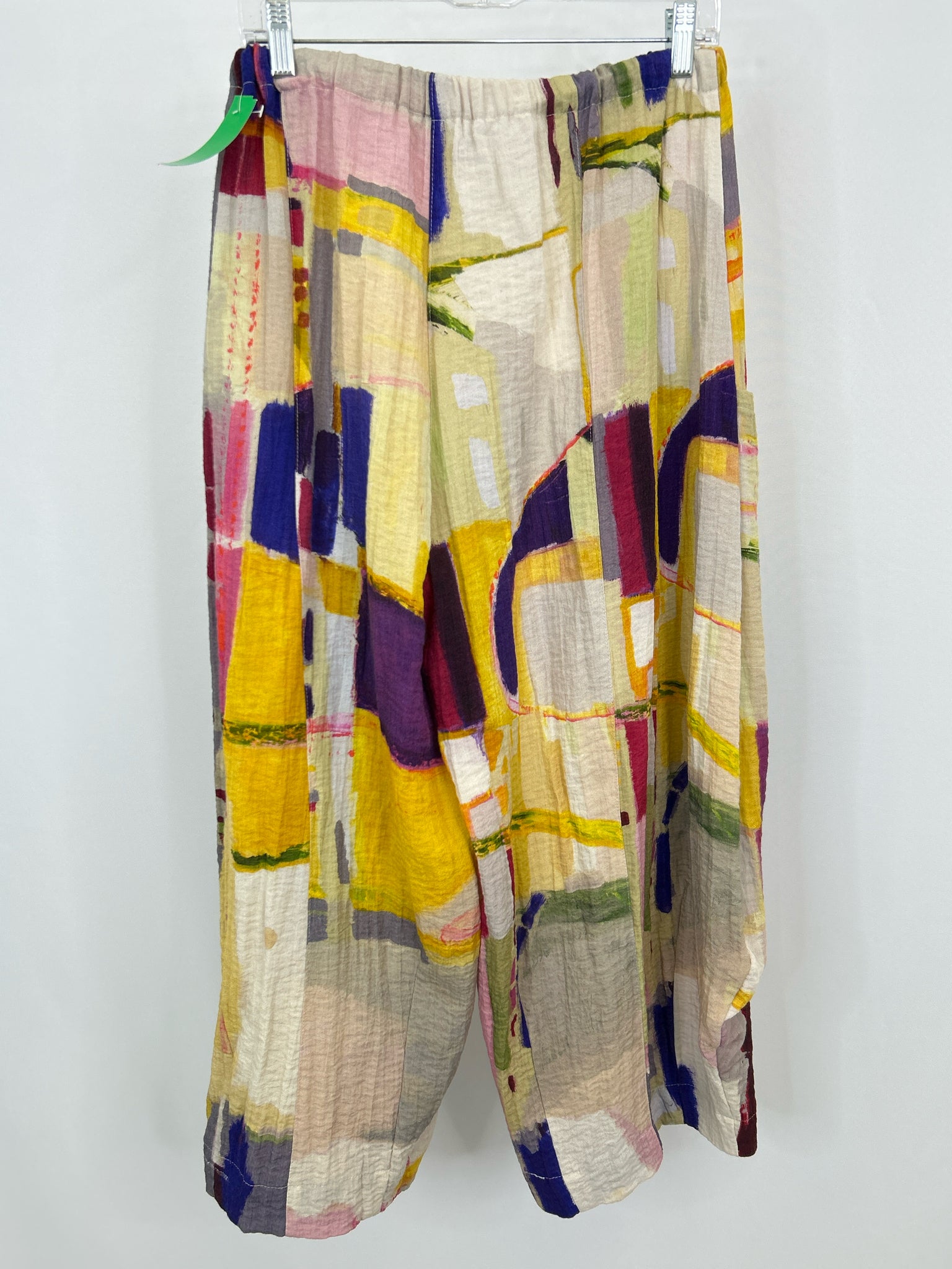 ELEVEN STITCH DESIGN Size L Multi-Color Women Pants