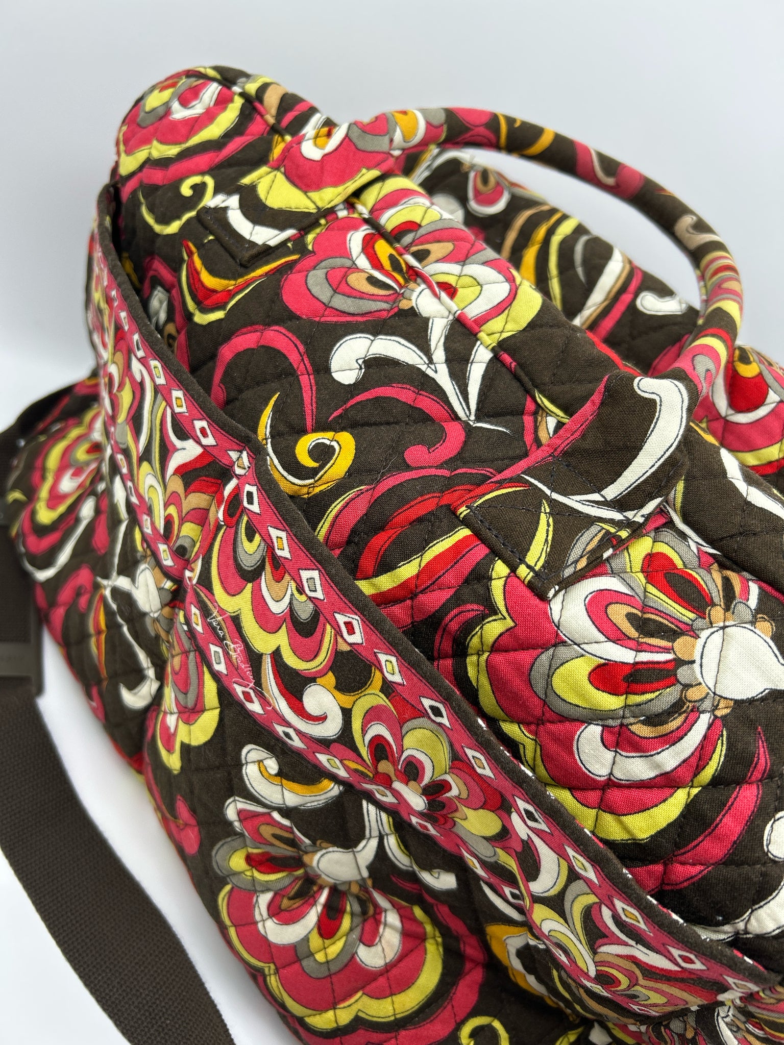 VERA BRADLEY BROWN AND PINK Luggage
