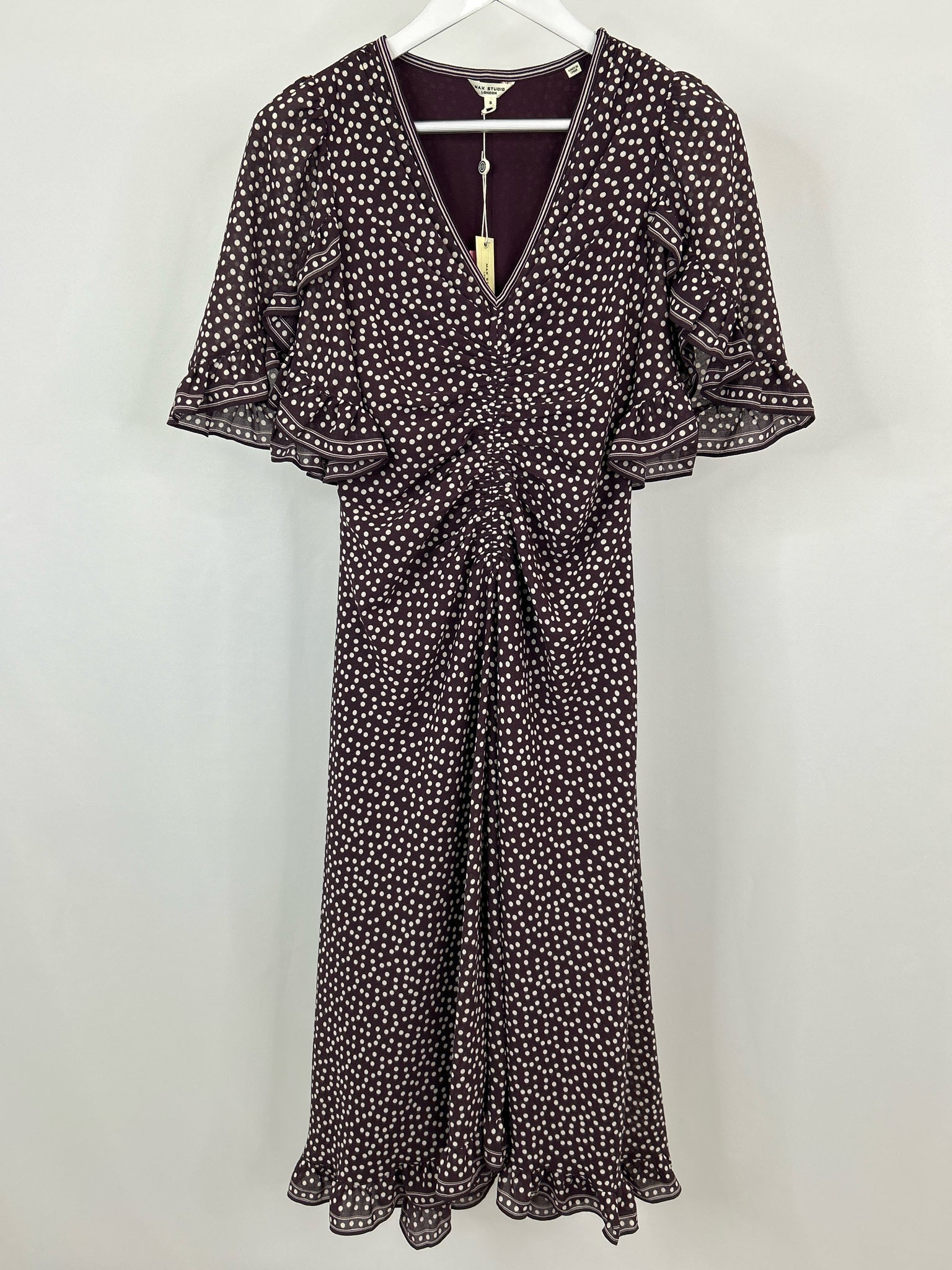MAX STUDIO NWT Size S WINE Women Dress