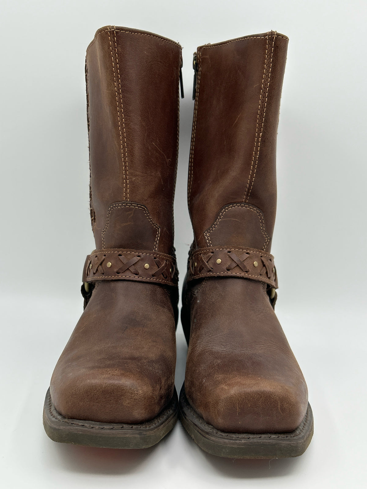 HARLEY DAVIDSON Size 9.5 Brown Women Boots