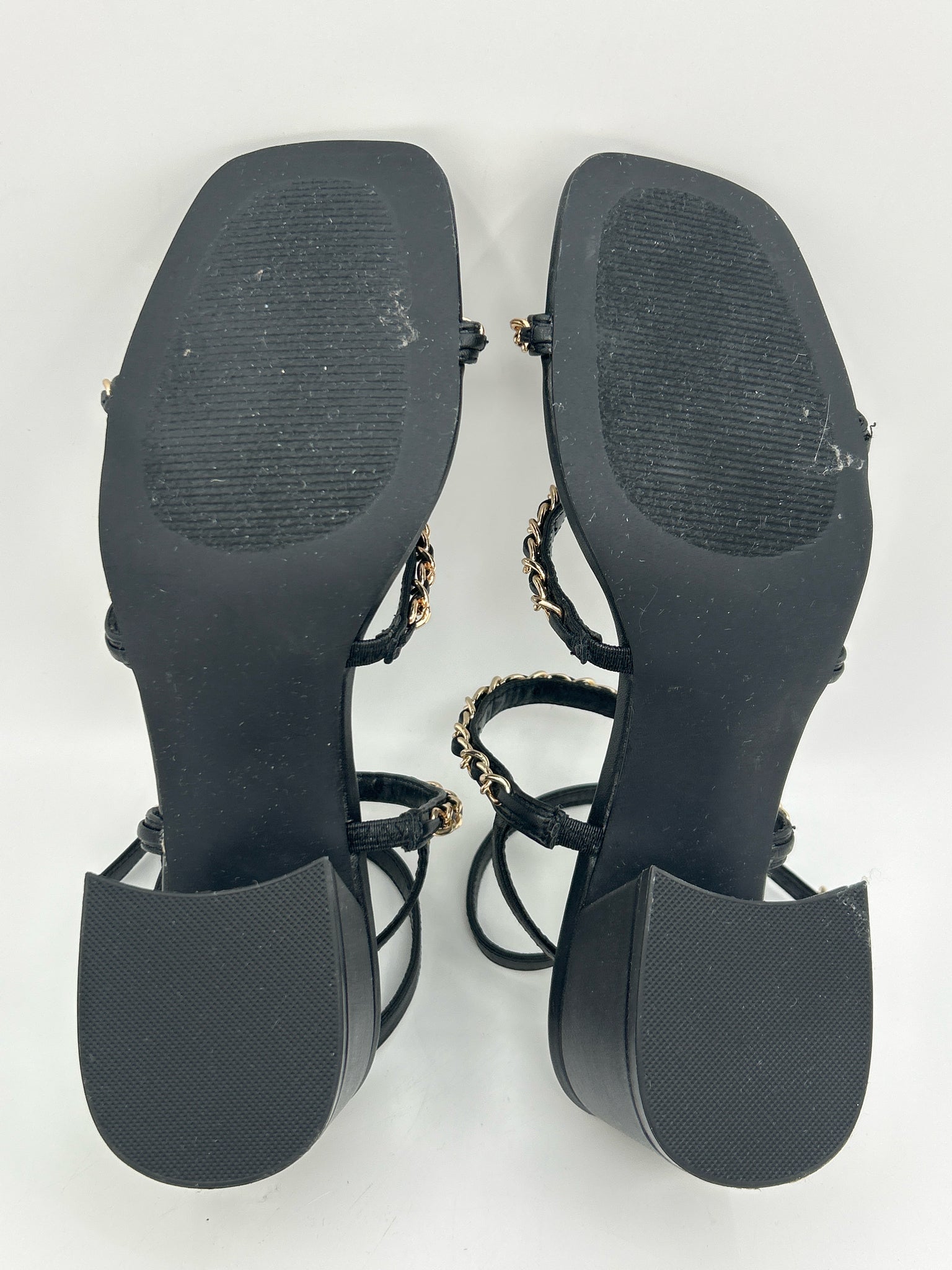 STEVE MADDEN Size 10M Black Women Sandal