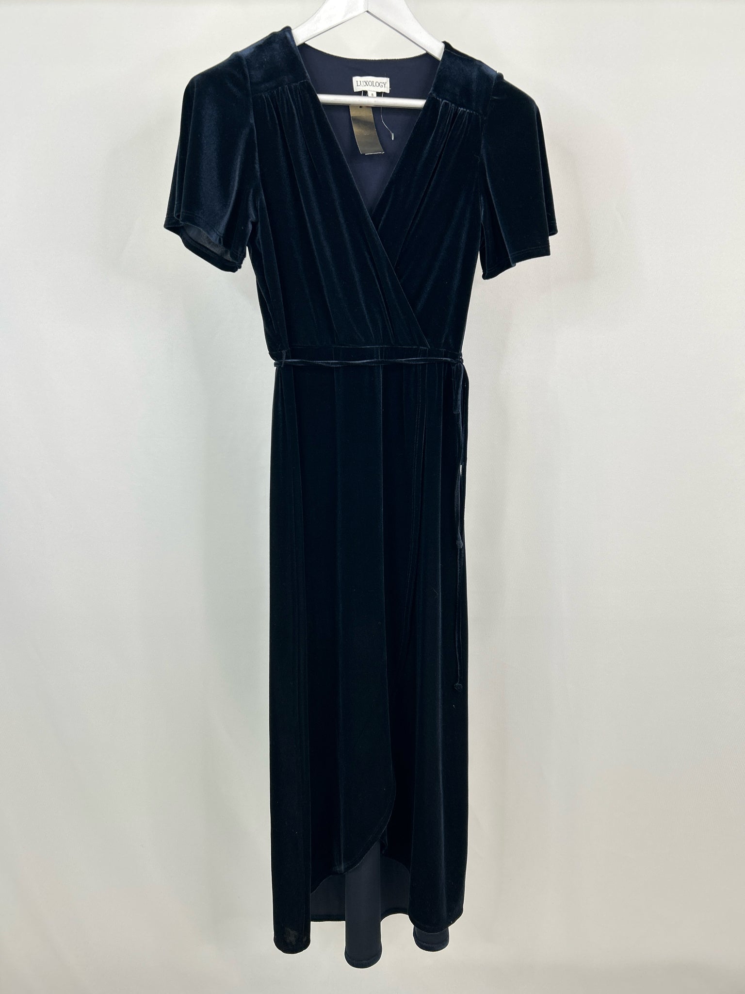 LUXOLOGY Size S Navy Women Dress NWOT
