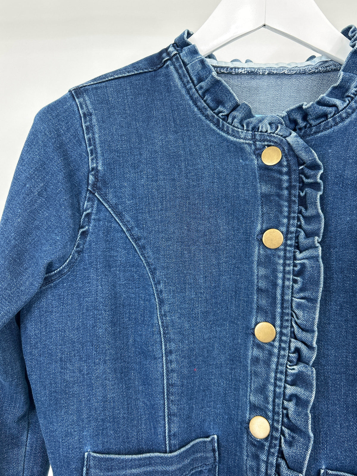 DRAPER JAMES Size M BLUE DENIM Women Jacket