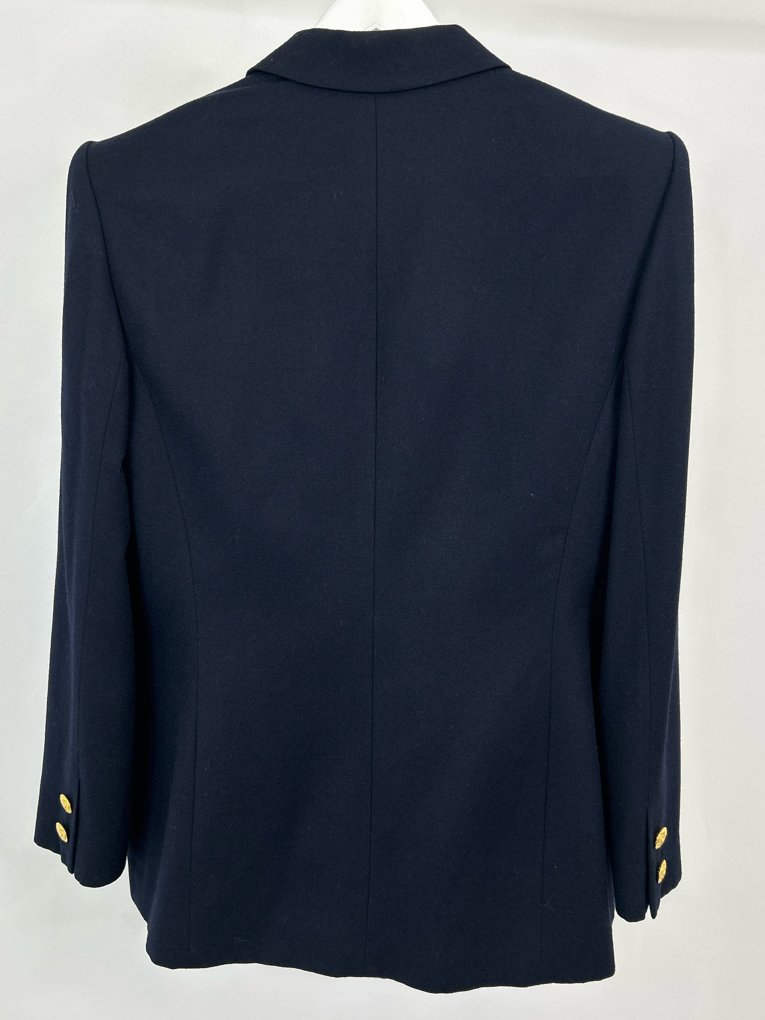LINDA ALLARD ELLEN TRACY Size 14 Navy Women Blazer