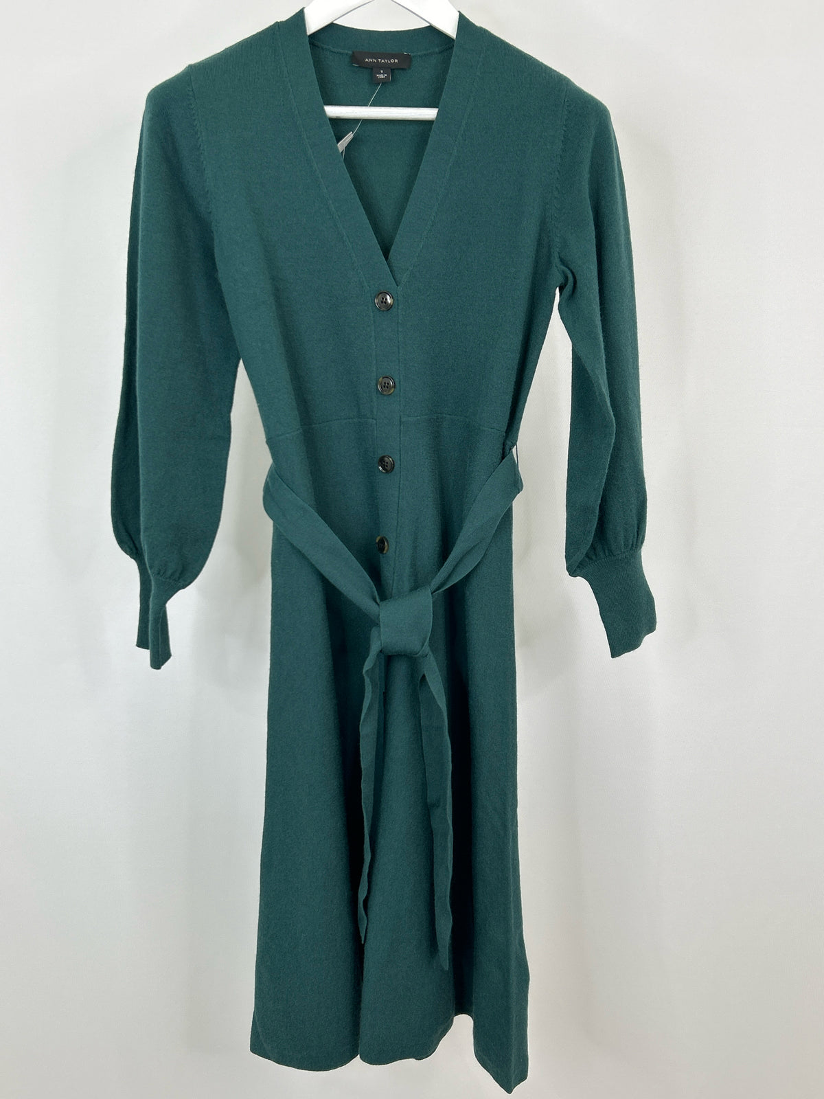 ANN TAYLOR Size S Green Women Dress