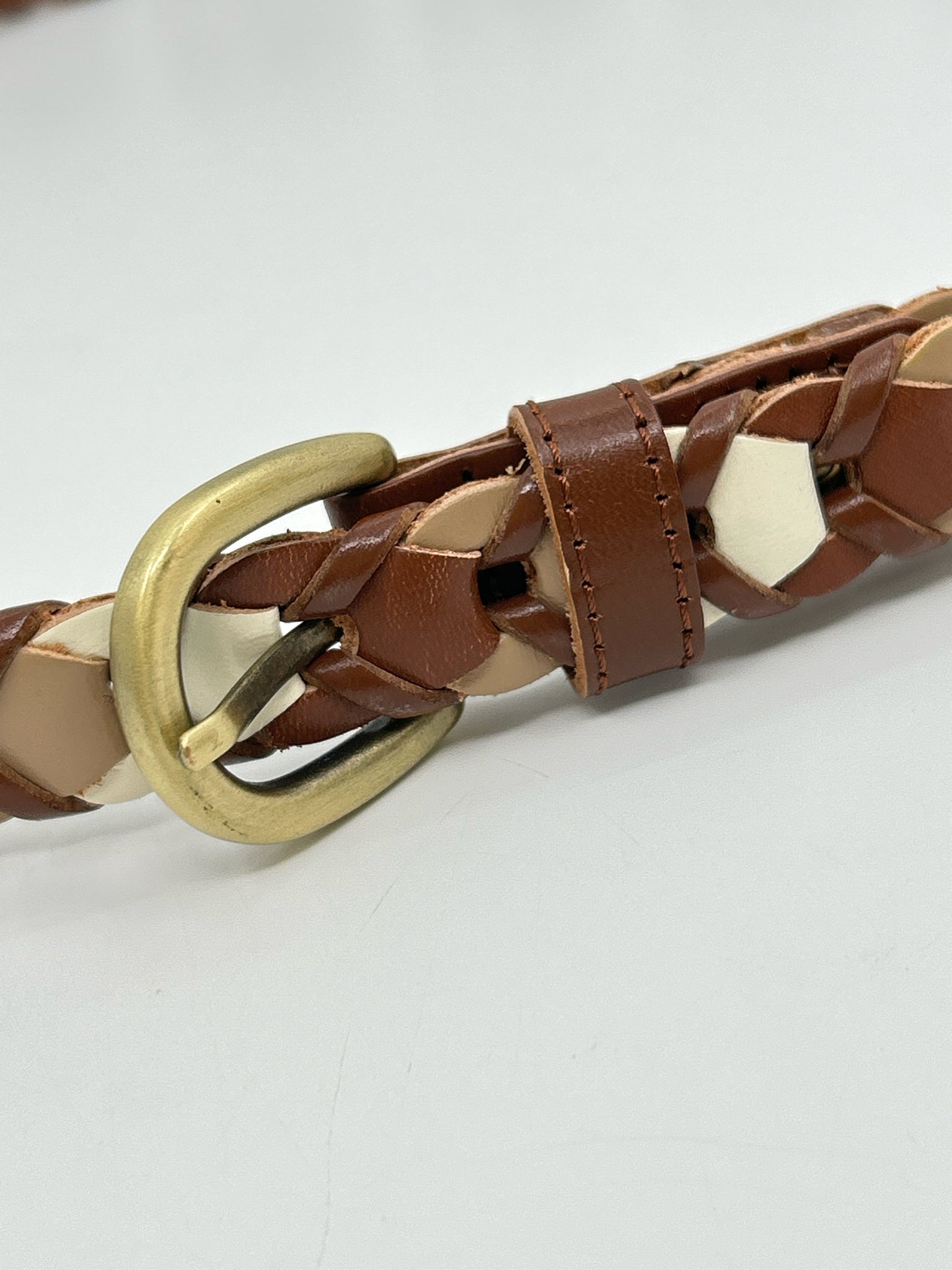 PATRICIA NASH Brown and Tan Belt