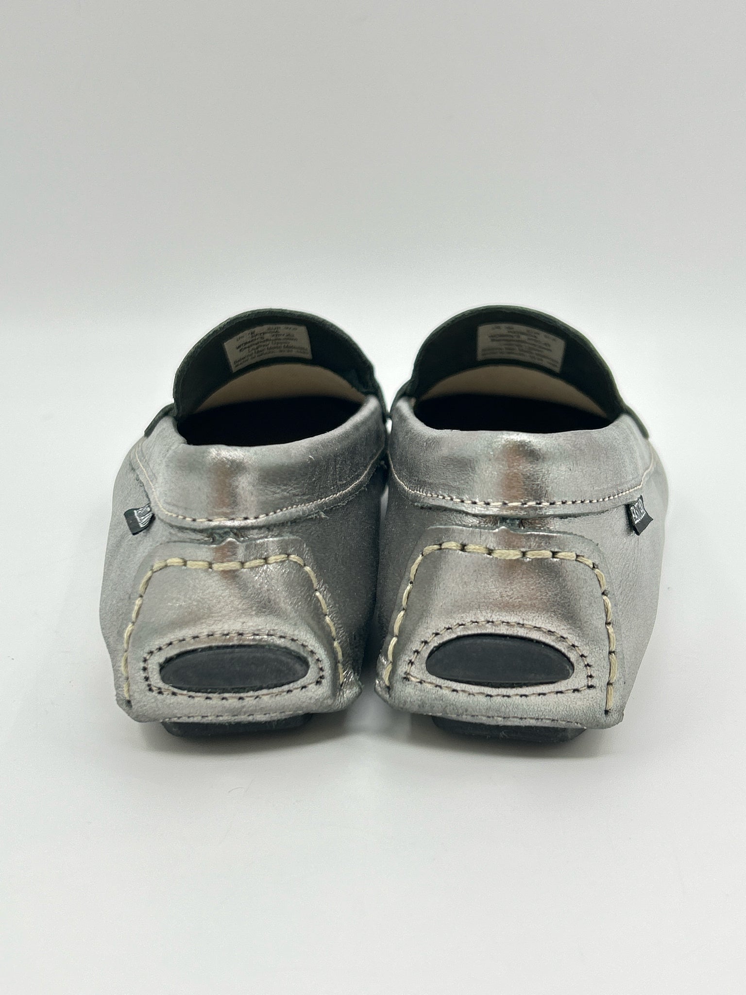 EASTLAND Size 7M Silver Metallic Women Loafer