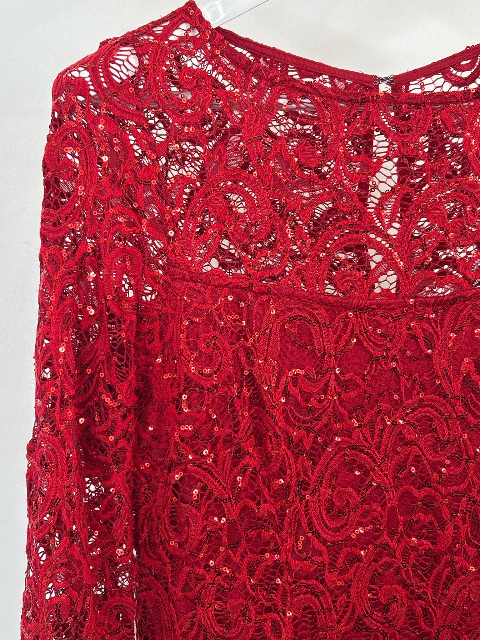 MARINA Size 12 Red Women Dress