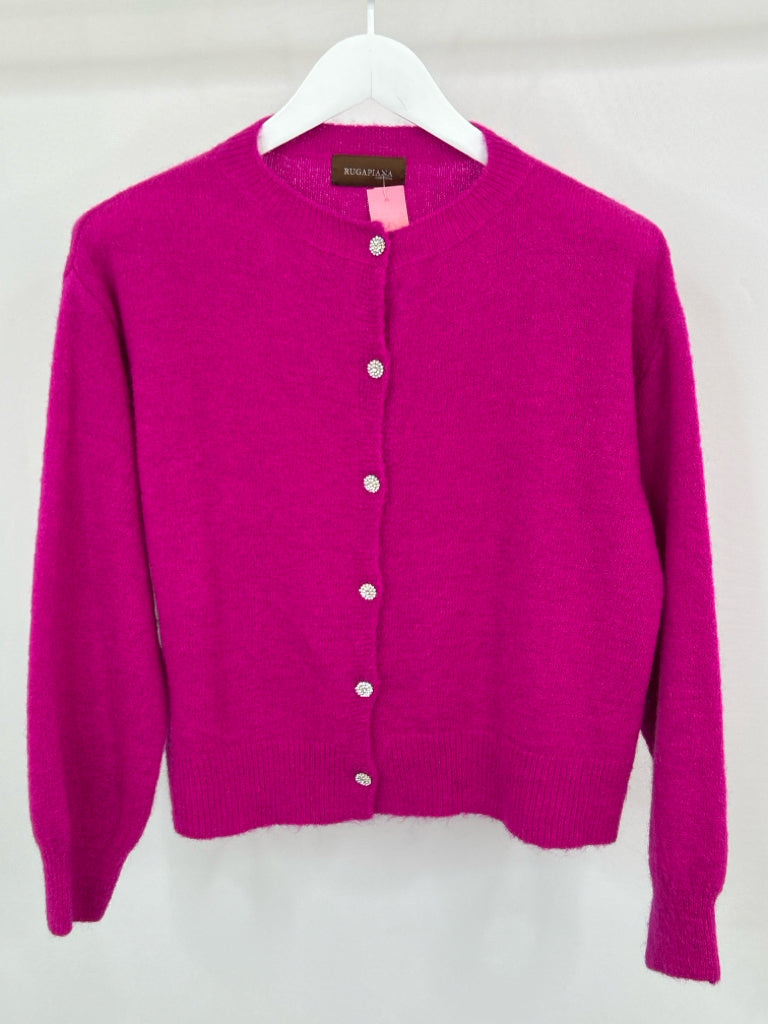 RUGAPIANA Women Size M/L MAGENTA Cardigan