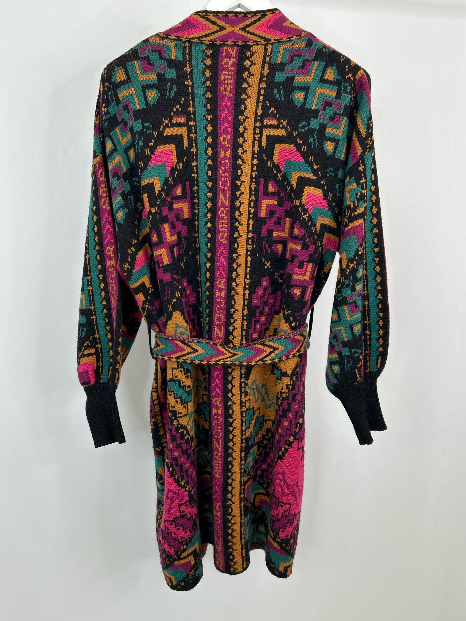 FARM RIO Size M Pink and Black Women Cardigan