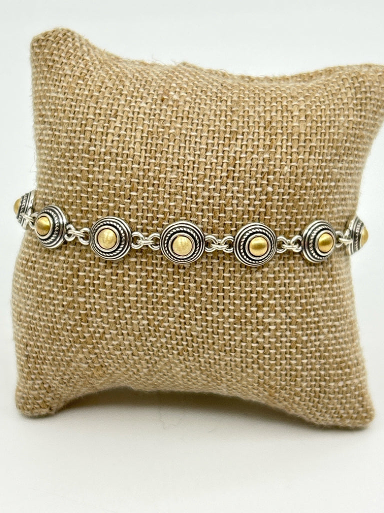 BRIGHTON Women Silver and Gold Bracelet