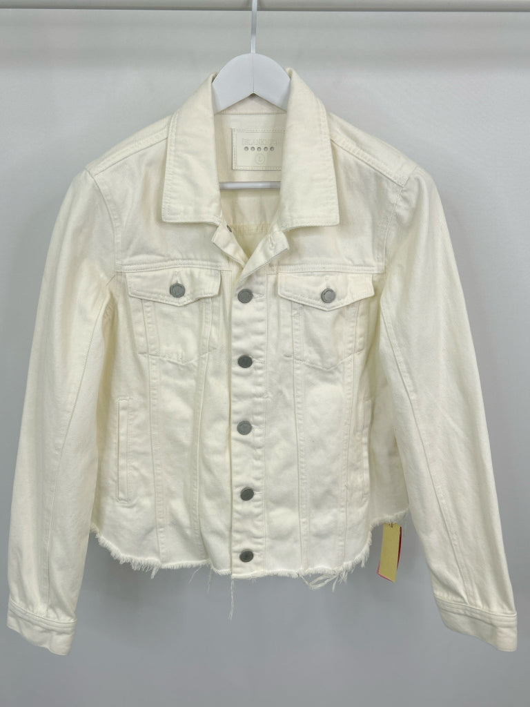 BLANK NYC Women Size L White Jacket