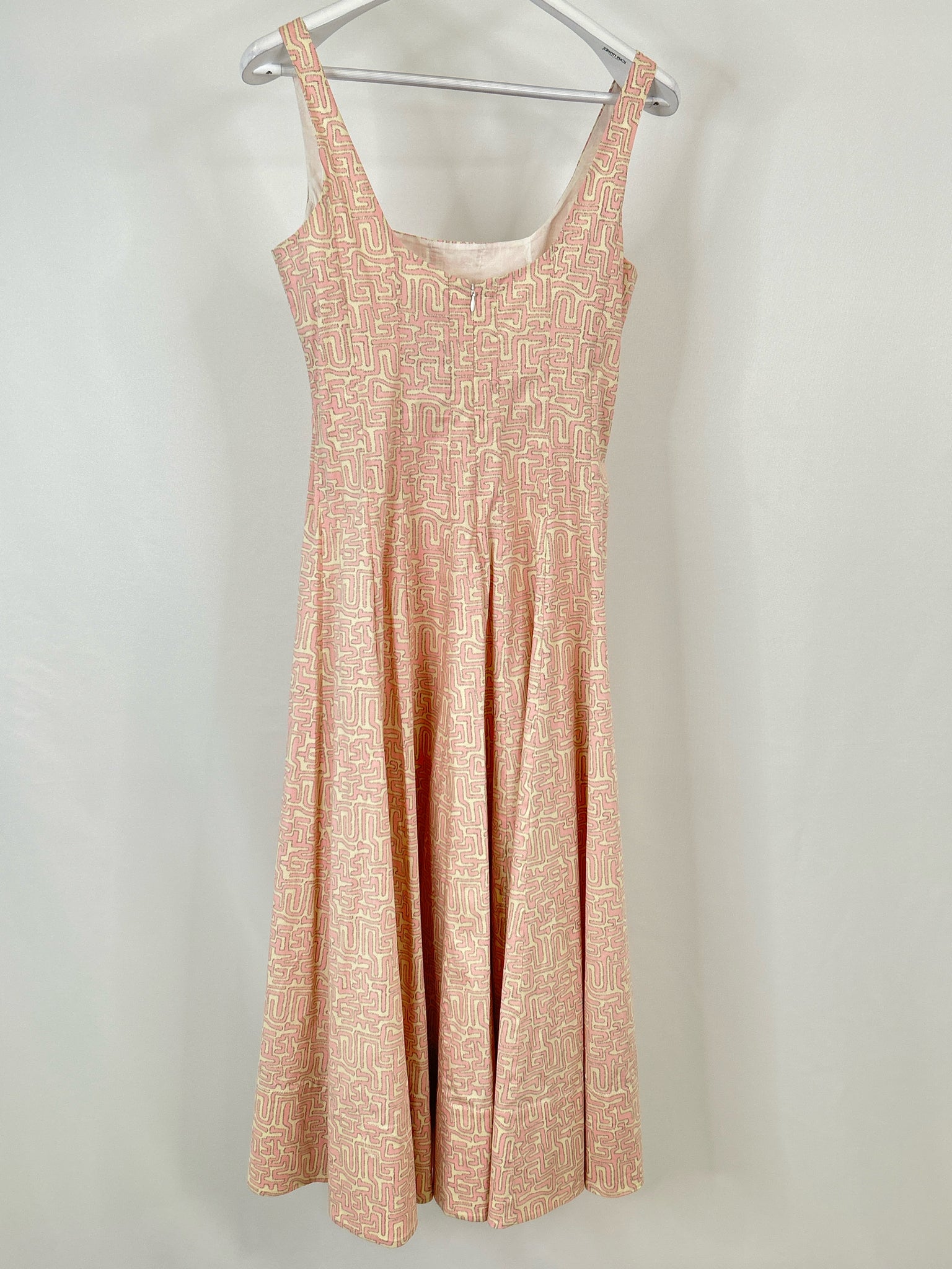 STAUD Size 8 Pink Print Women Dress