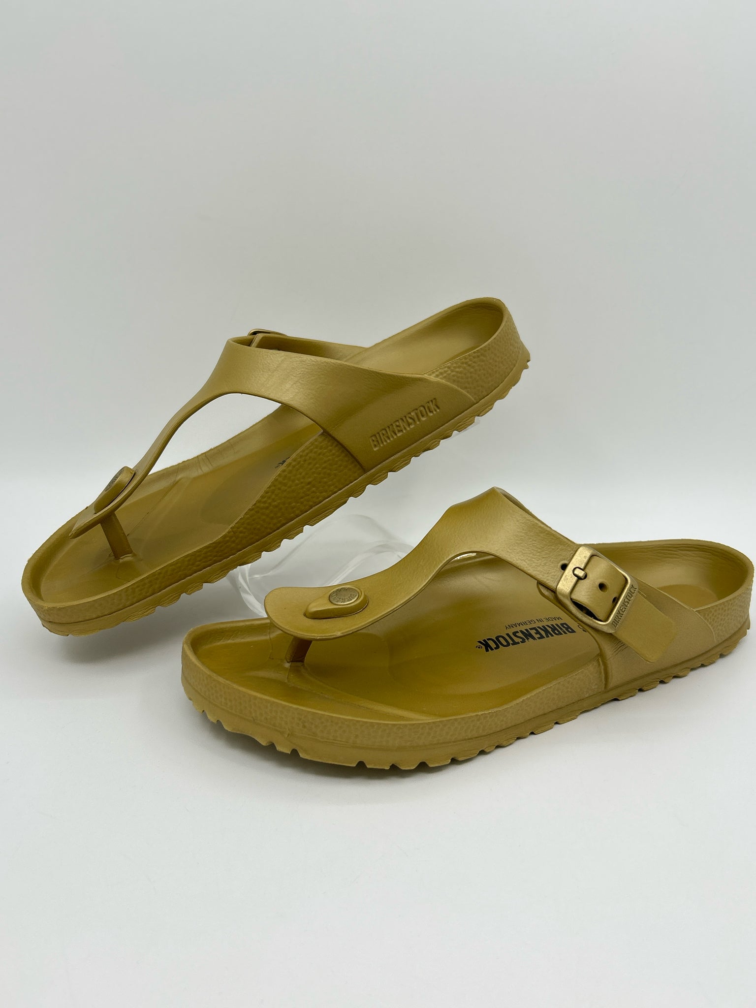 BIRKENSTOCK Size 11 Gold Women Sandal