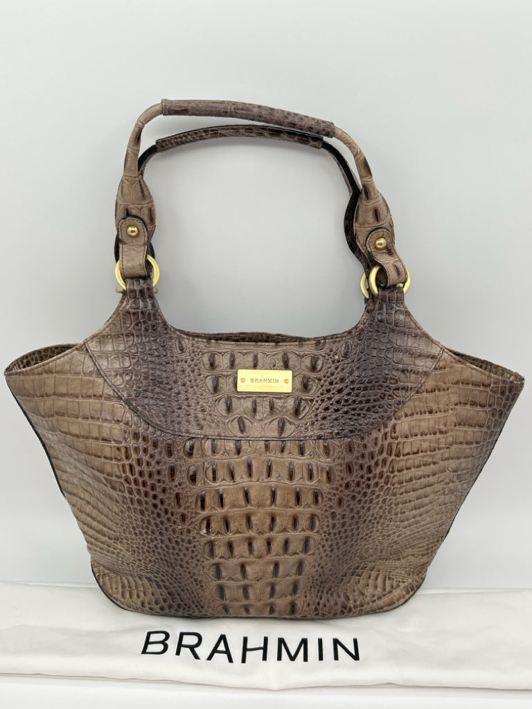BRAHMIN Taupe Women's Tote