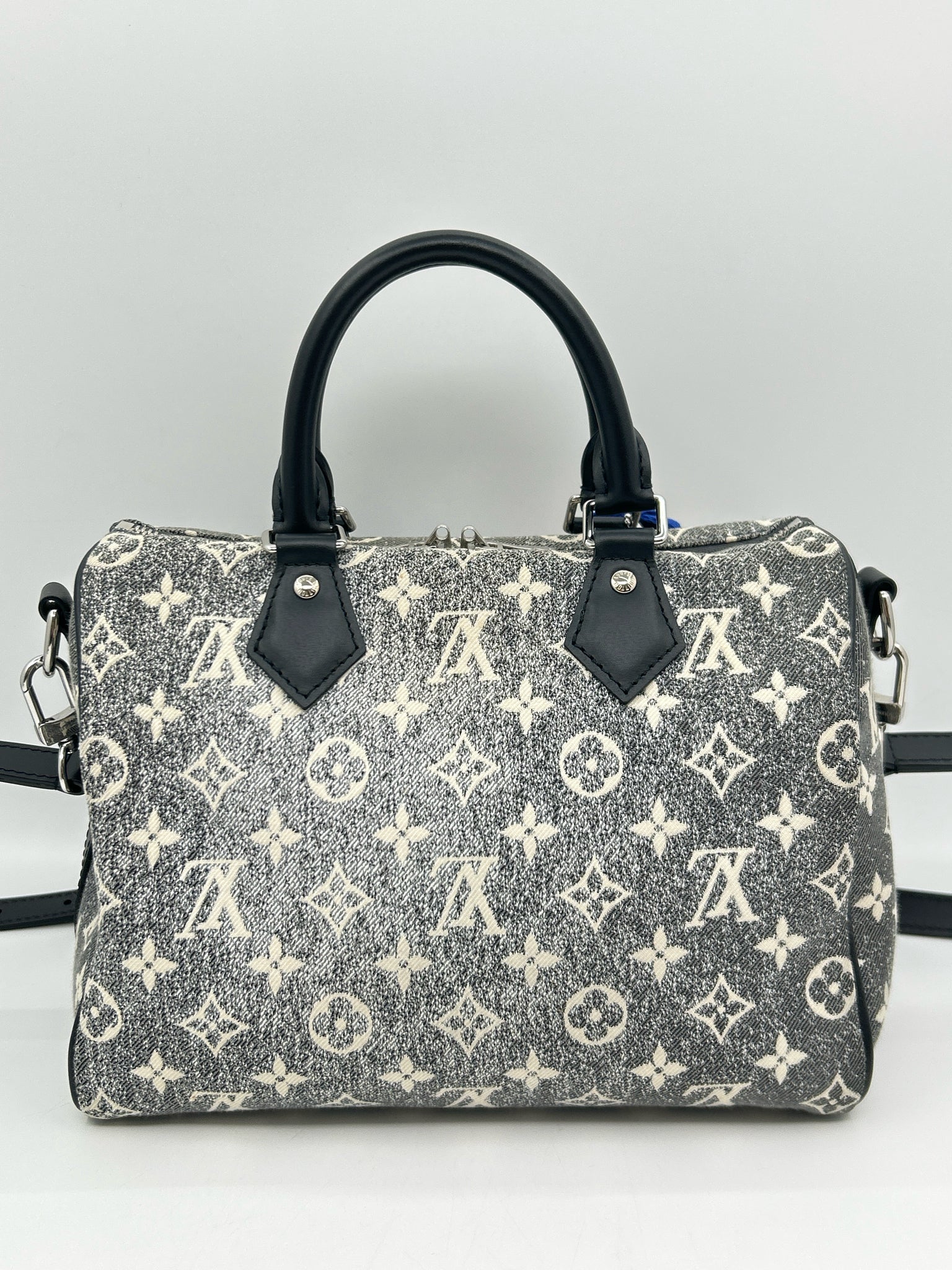 LOUIS VUITTON Black and White Women Purse