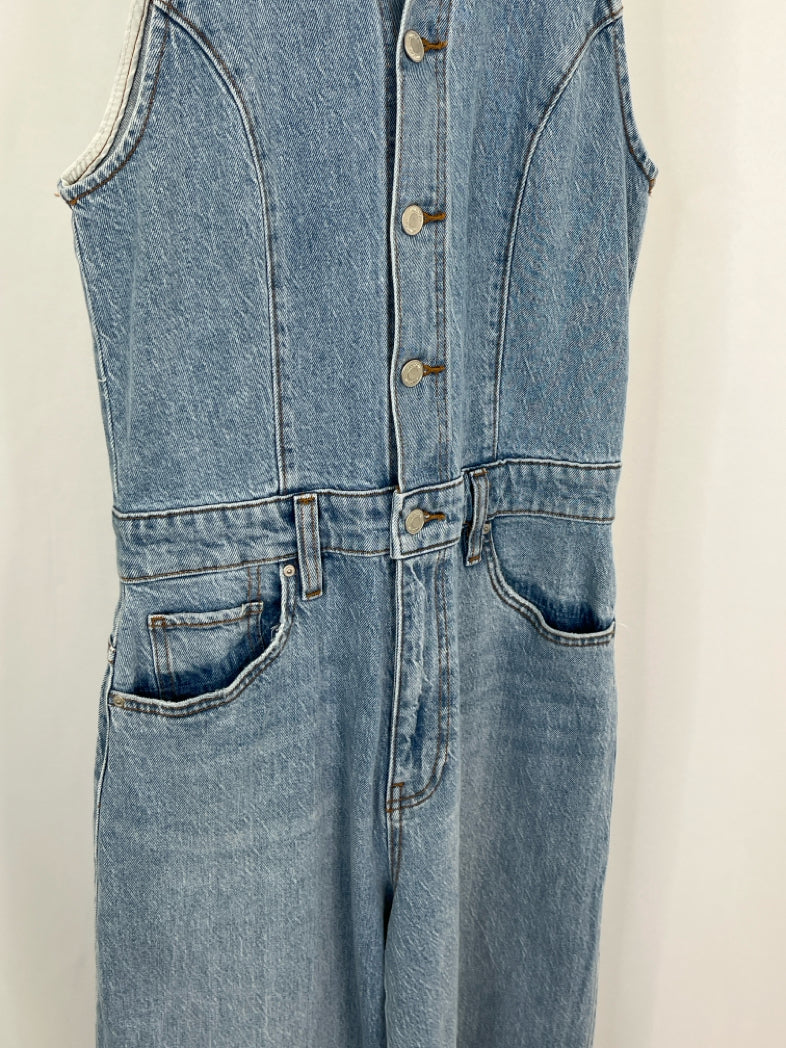 HUDSON Women Size 6/28 BLUE DENIM Jumpsuit