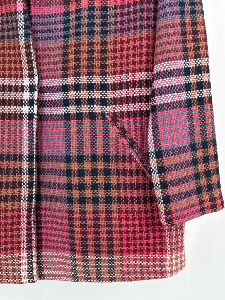 RACHEL ZOE Women Size S Red Plaid Jacket